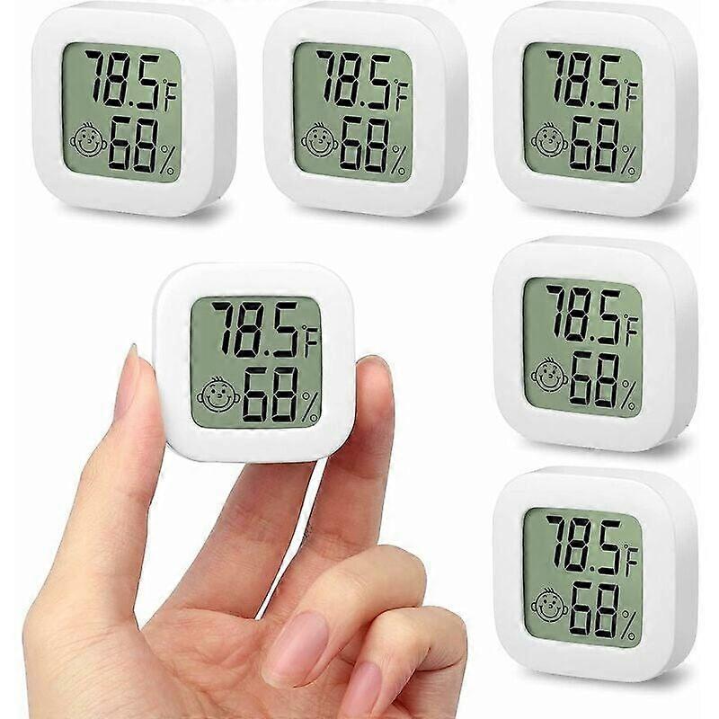 Digital Hygrometer, Comfort Indicator High Accuracy Indoor Thermometer, Quickly Refresh Multiple Mounting Options Temperature and Humidity Monitor