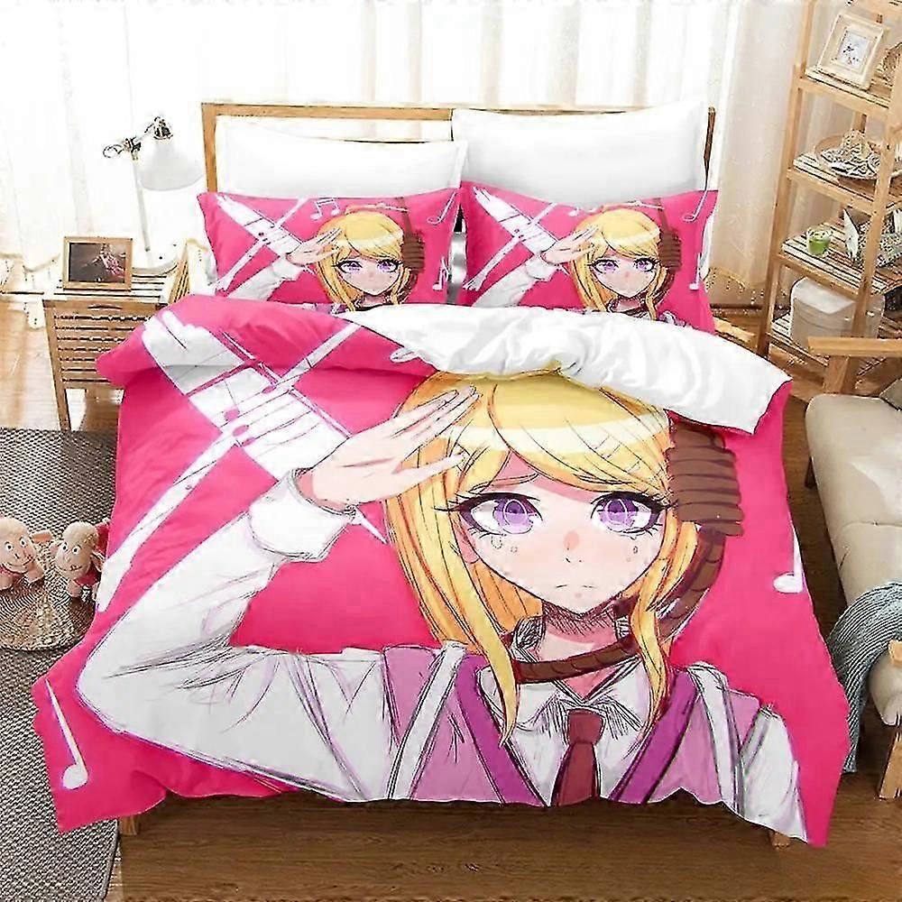 a1326 Lakan Nya Danganronpa V3 Sängkläder Set Enkelsäng Twin Full Size Sängset Vuxen Barn Sovrum Påslakan Set Anime Sänglakan iip1326