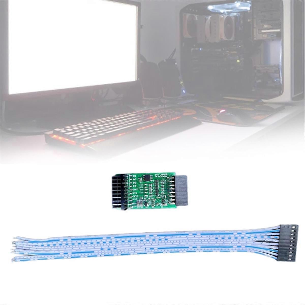 EMMC-ISP T48 Programmer Dedicated Adapter for in-Circuit Programming of EMMC Chips