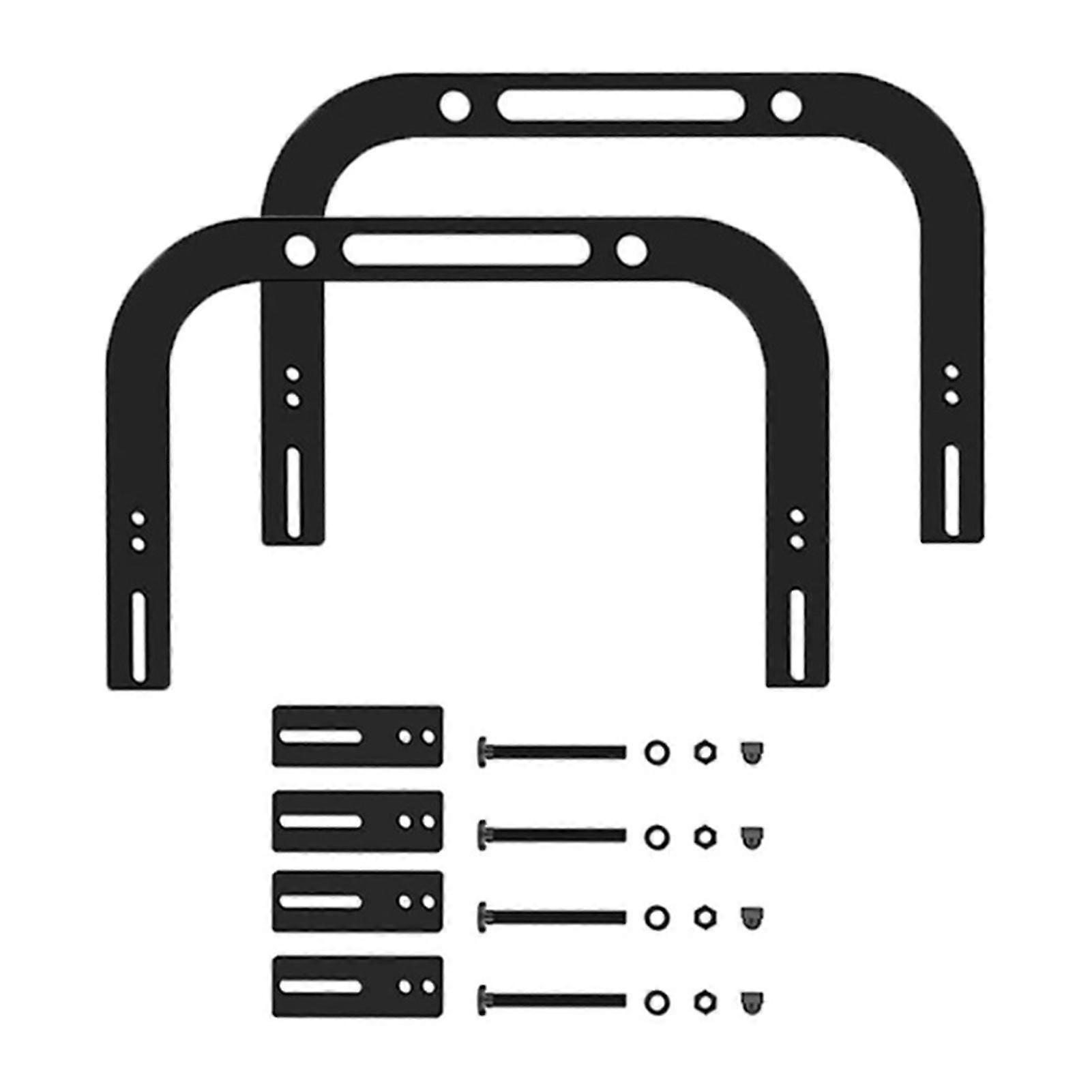 Mattress Slide Stopper Grippers for Metal Bed Frame - 2Pcs High Strength Durable Steel Non-Slip Retainer Bar