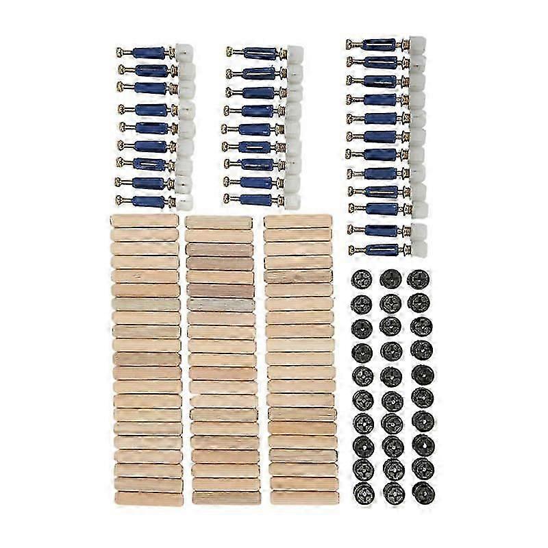 Eccentric Wheel Connector Galvanizing 3 in 1 Connecting Set for Furniture Panel Installation