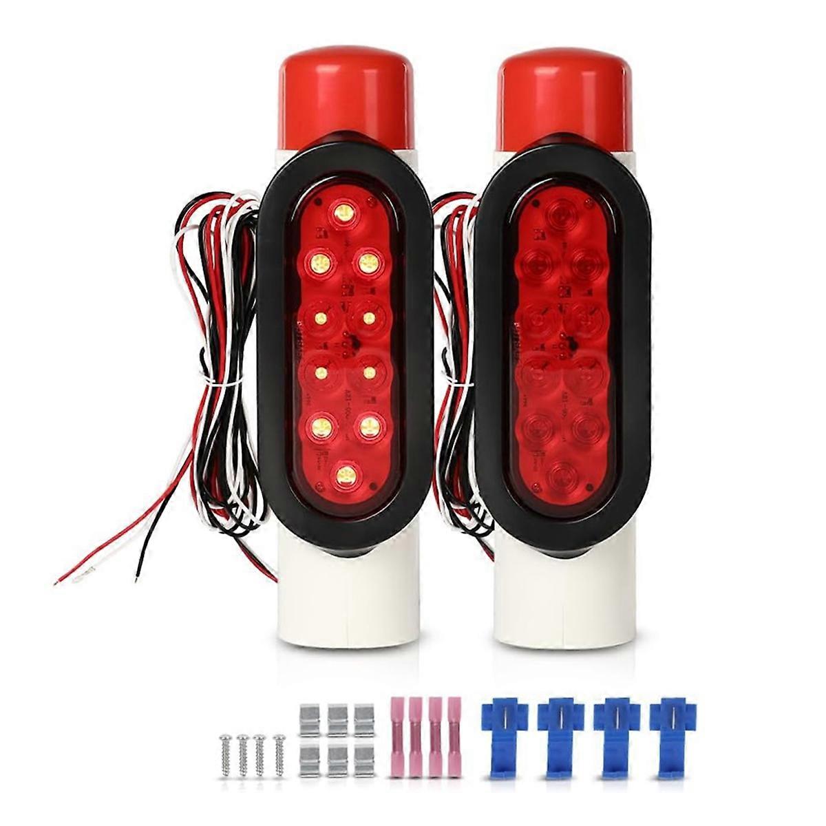 LED Boat Trailer Guide-on Post Pipe Guide Lights
