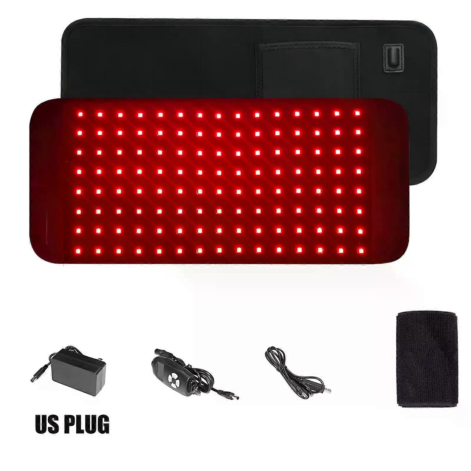 Red Infrared Light Therapy Pad   LED Beauty Devices for Face and Body Back Knee Hands Feet Relief Portable 660nm 850nm  Heat Pad