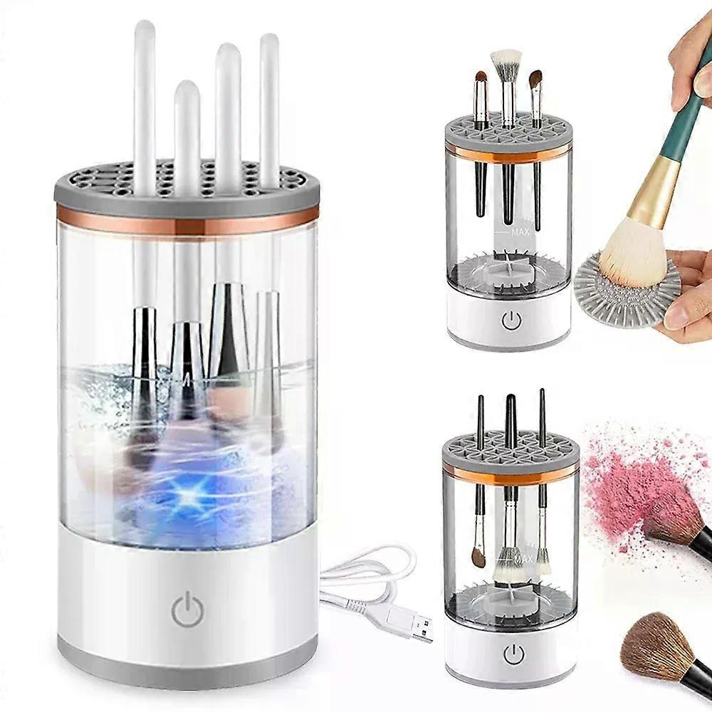 USB Electric Makeup Brush Cleaner Portable 3 In 1 Makeup Brushes Drying Rack Lazy Cleaning Brush Washer Quick Dry Tool New