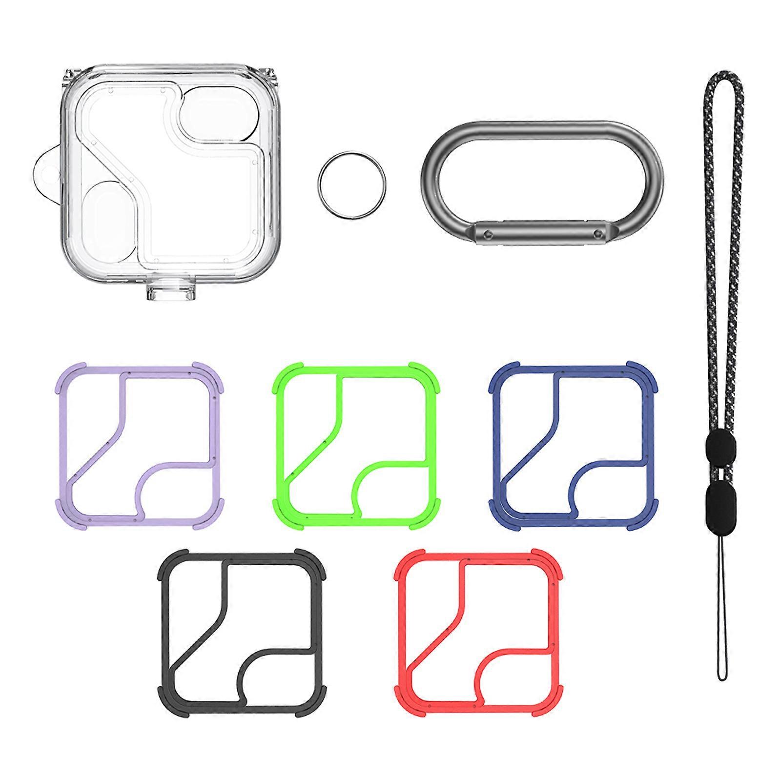 Protective Carrying Case Shockproof Suitable for Nothing Ear (2) Earset Dustproof Protector Washable Charging Box Sleeve  Black