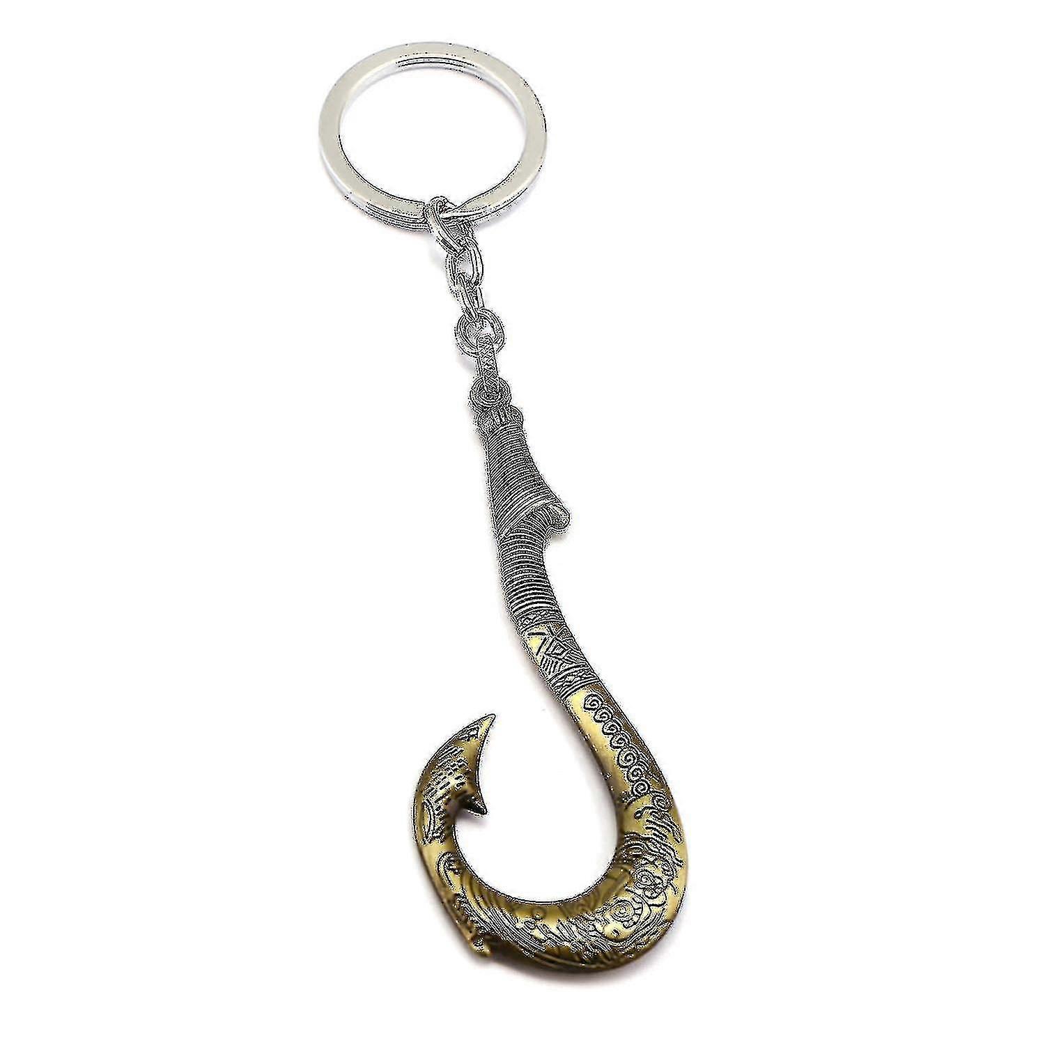 Hook Keyring Fish Hook Keychain Pendant, Personalized Accessory Keychain