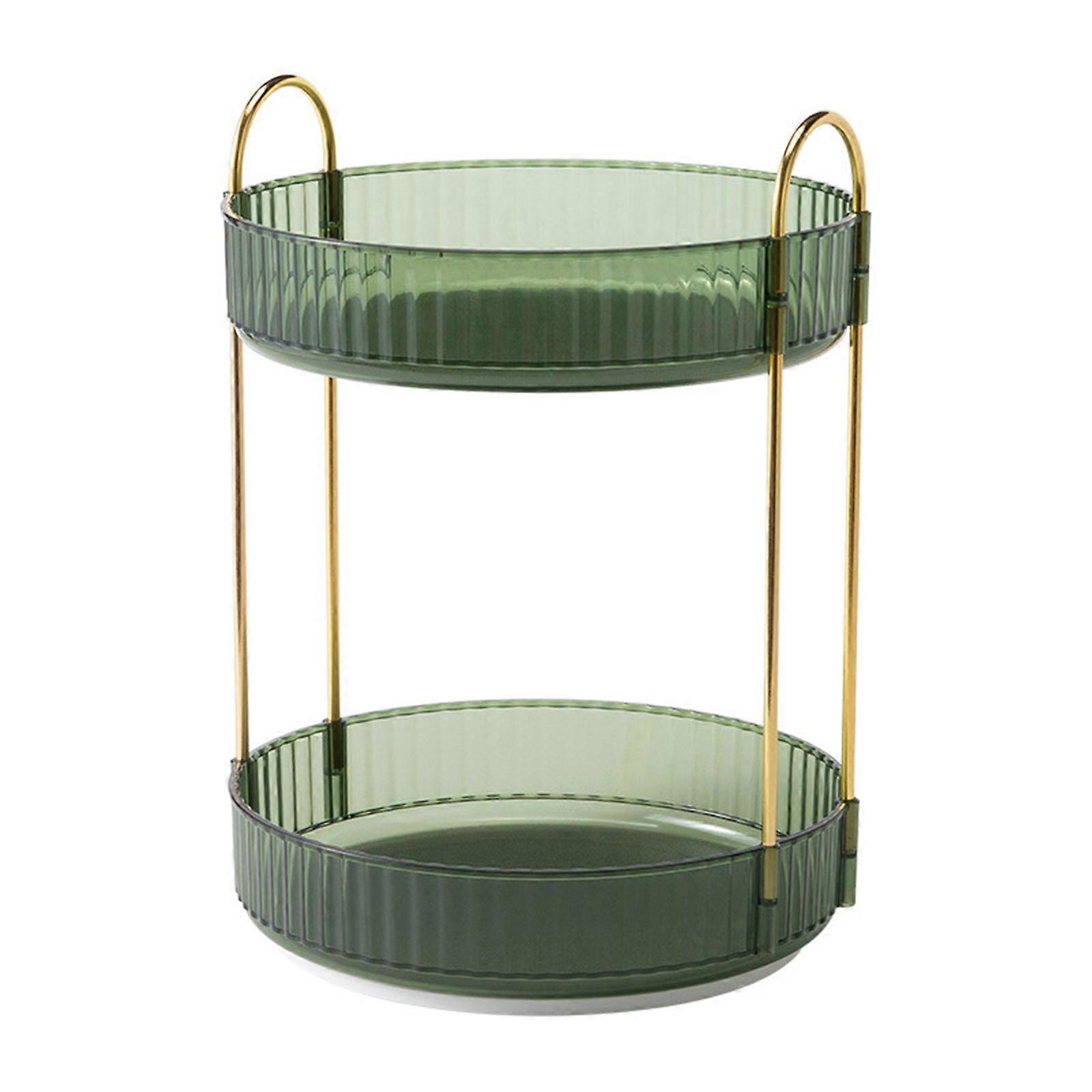 Turntable Storage Box for Food Spices Spinner Rack for Kitchen Bathroom Counter Organizing 360° Rotating Organizer