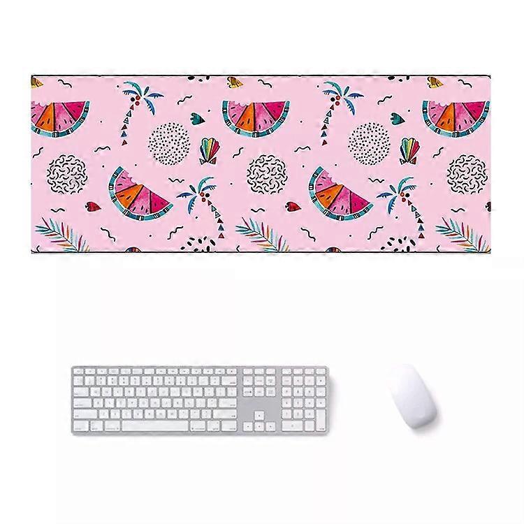 Rubber Mouse Pad-900x400x3mm,Colorful Summer Design-4 Colorful Summer