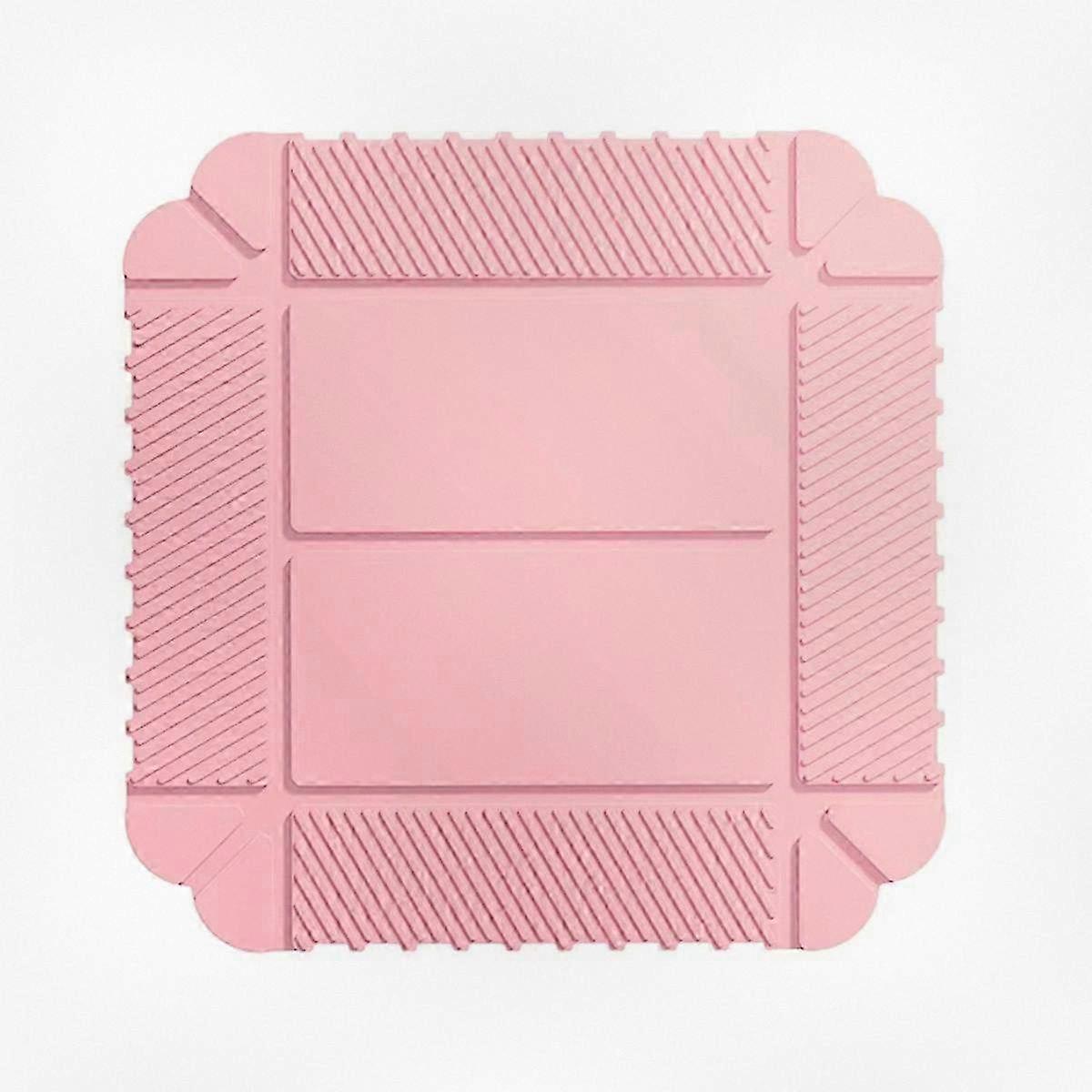 Foldable Multi-Purpose Storage Containers for Indoor or Outdoor Use - Easy-to-Clean Food Organizer and Serving Mat in Pink