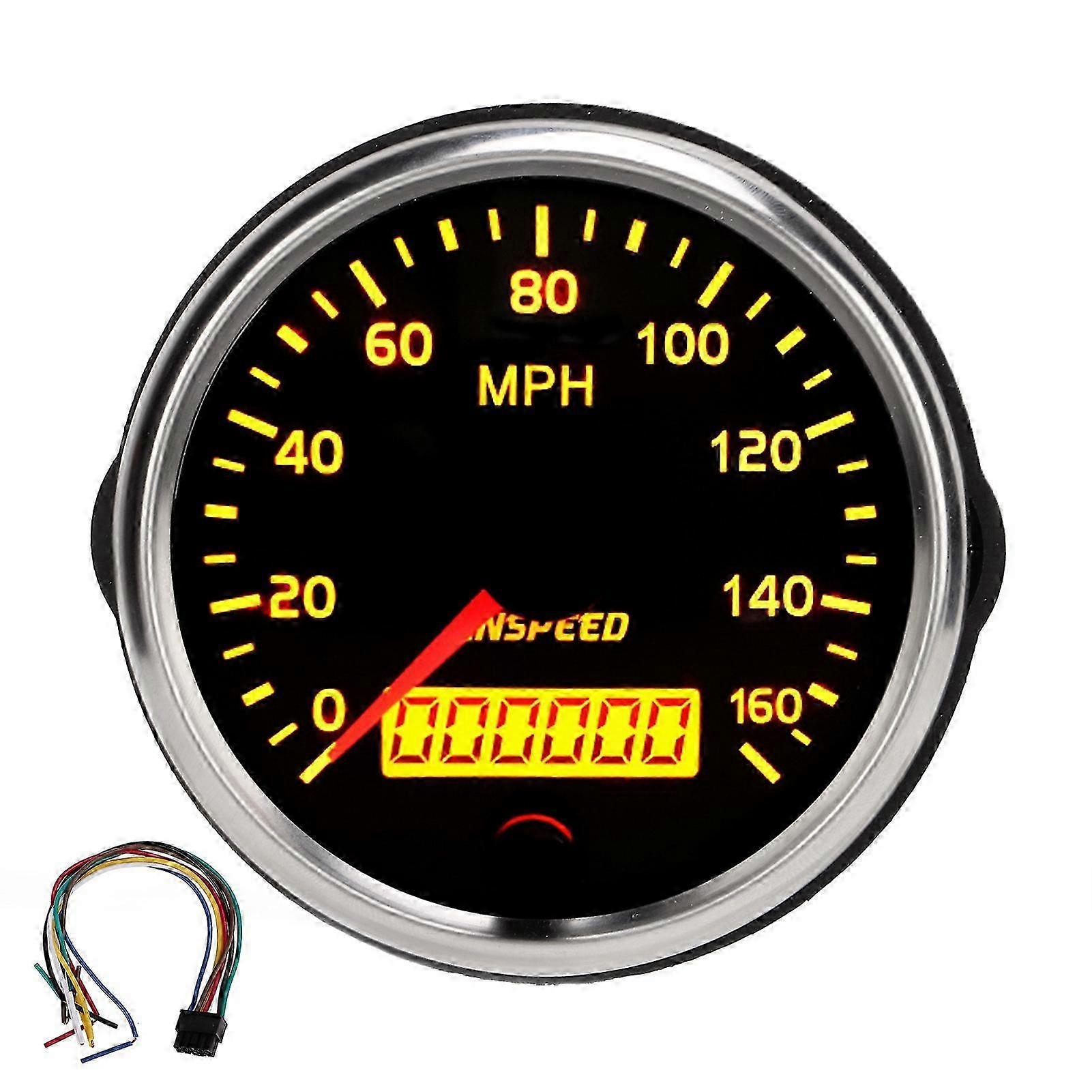 85mm Tachometer 0-8000rpm LCD Display 9-32V
