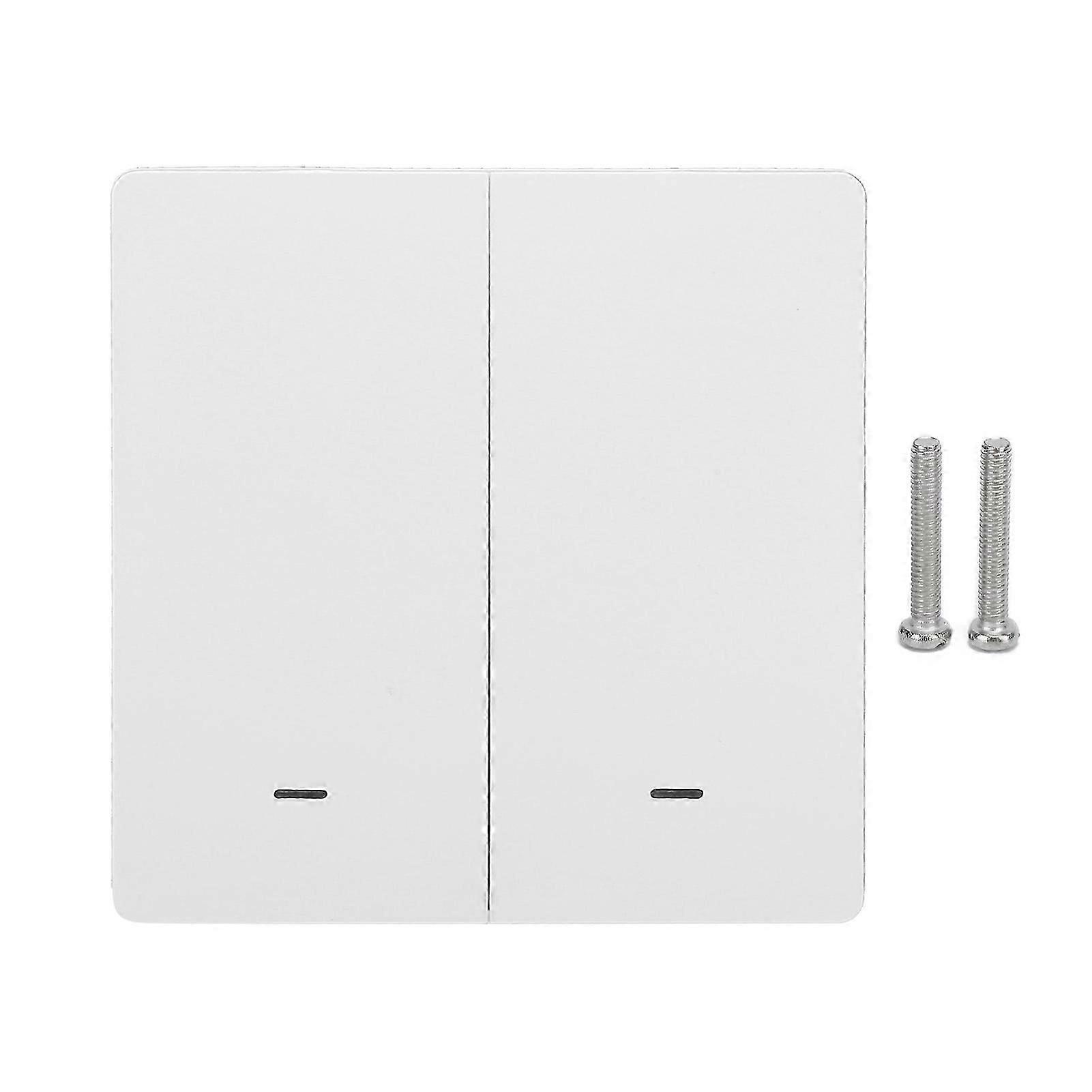 Wall Smart Light Switch Zero Fire Push Button Phone Timing for TUYA ZigBee 86 AC 100?240V2?Gang