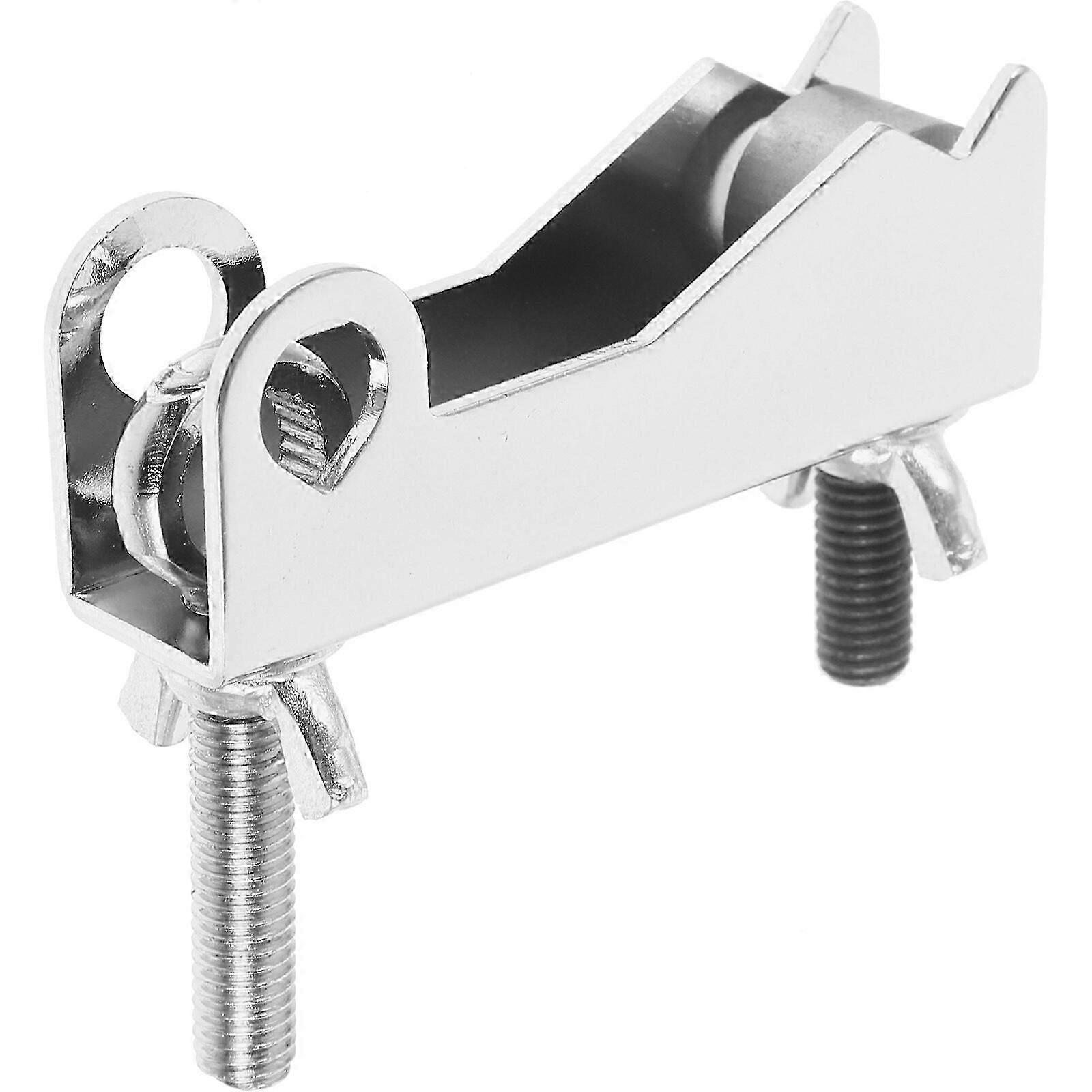Jazz Drum Cowbell Stand Fixed Clamp Percussion Instrument Mounting Bracket Clamp
