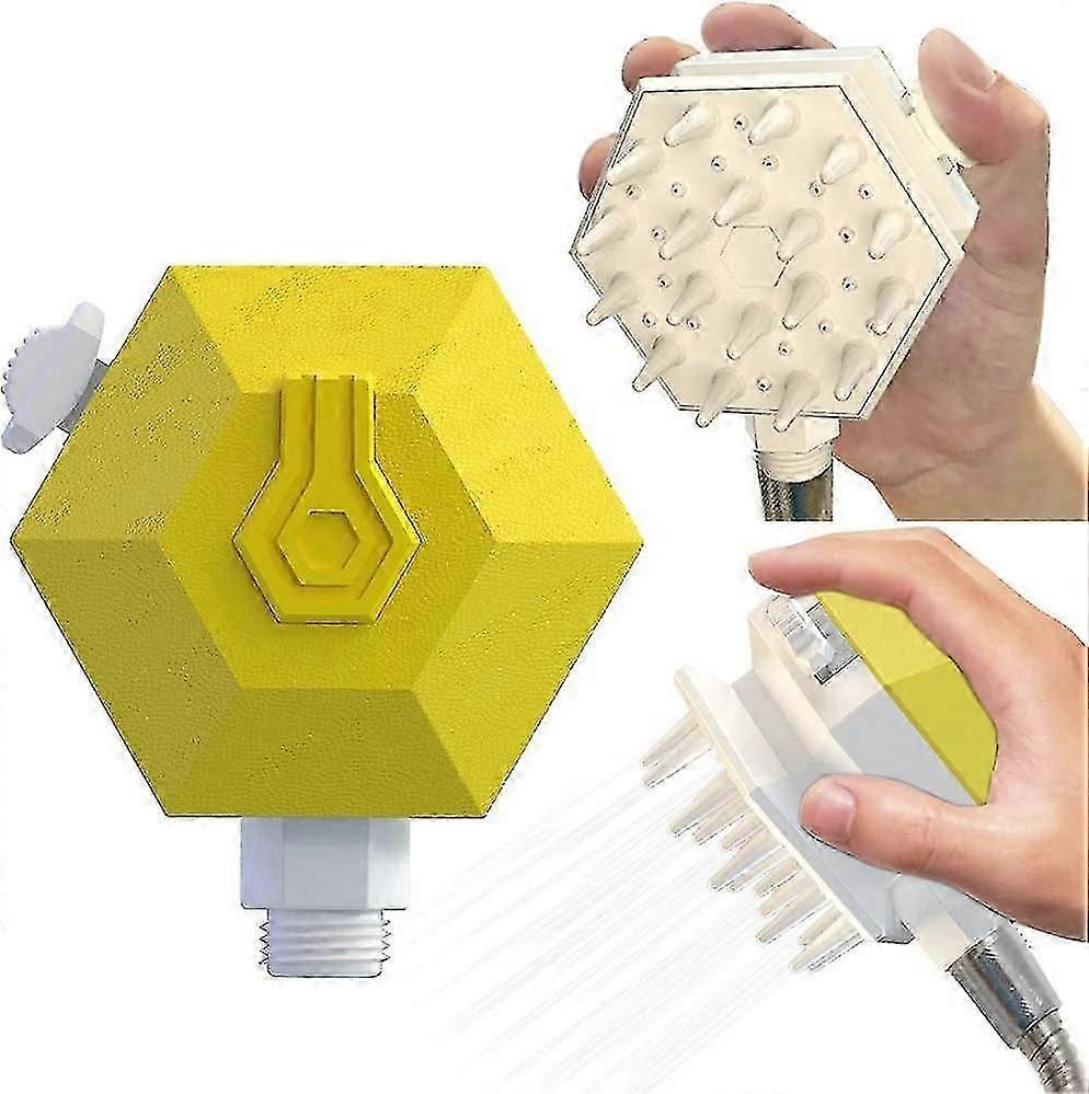 Pet Pets Pets Shower Brush For Pets Bath Tool (yellow)