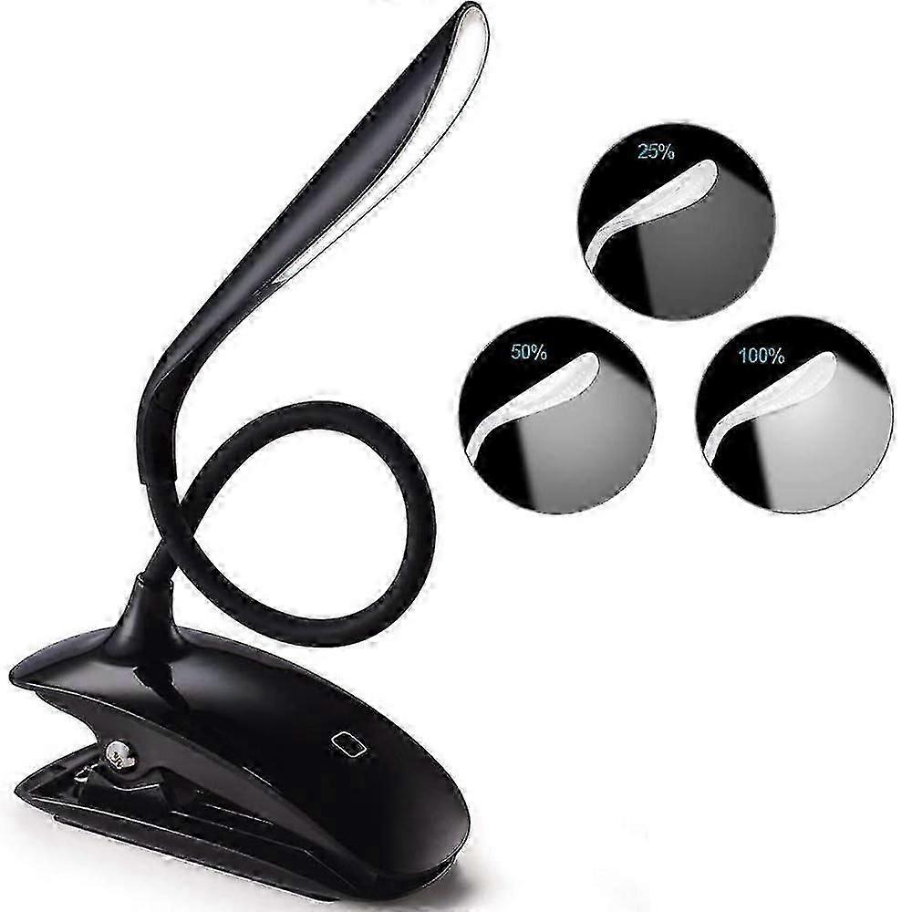 Rechargeable Reading Lamp Led Headboard Desk Book Light Touch Control