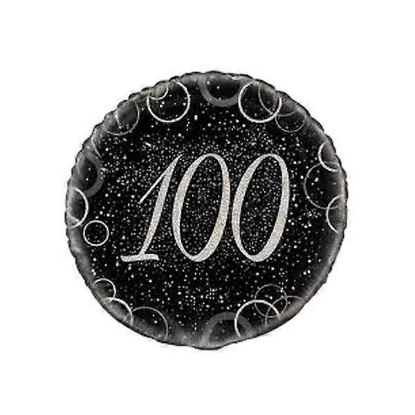 Unique Party Prismatic 100th Birthday Foil Balloon