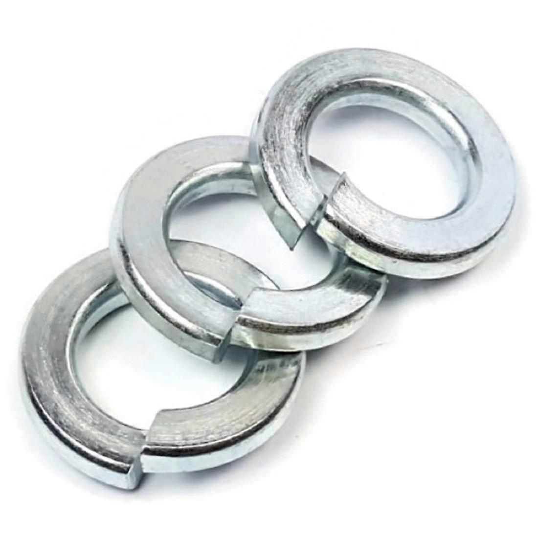 1/4' Lock Washer Split Ring Zinc Plated Steel 1/4 Inch Size 1000 Count