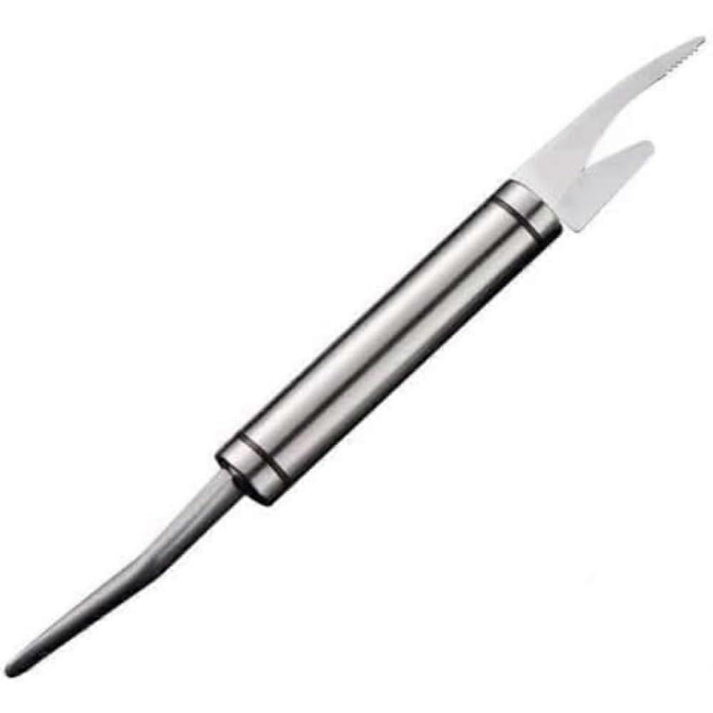 Shrimp Line Stripping Tool 5-Piece Set With One Multi-Purpose Shrimp Line Cleaning Cloth And Fish Belly Knife