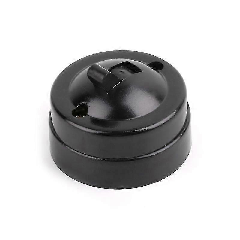 Interrupteur rétro à commande unique Bouton d’éclairage mural monté en surface Démodé