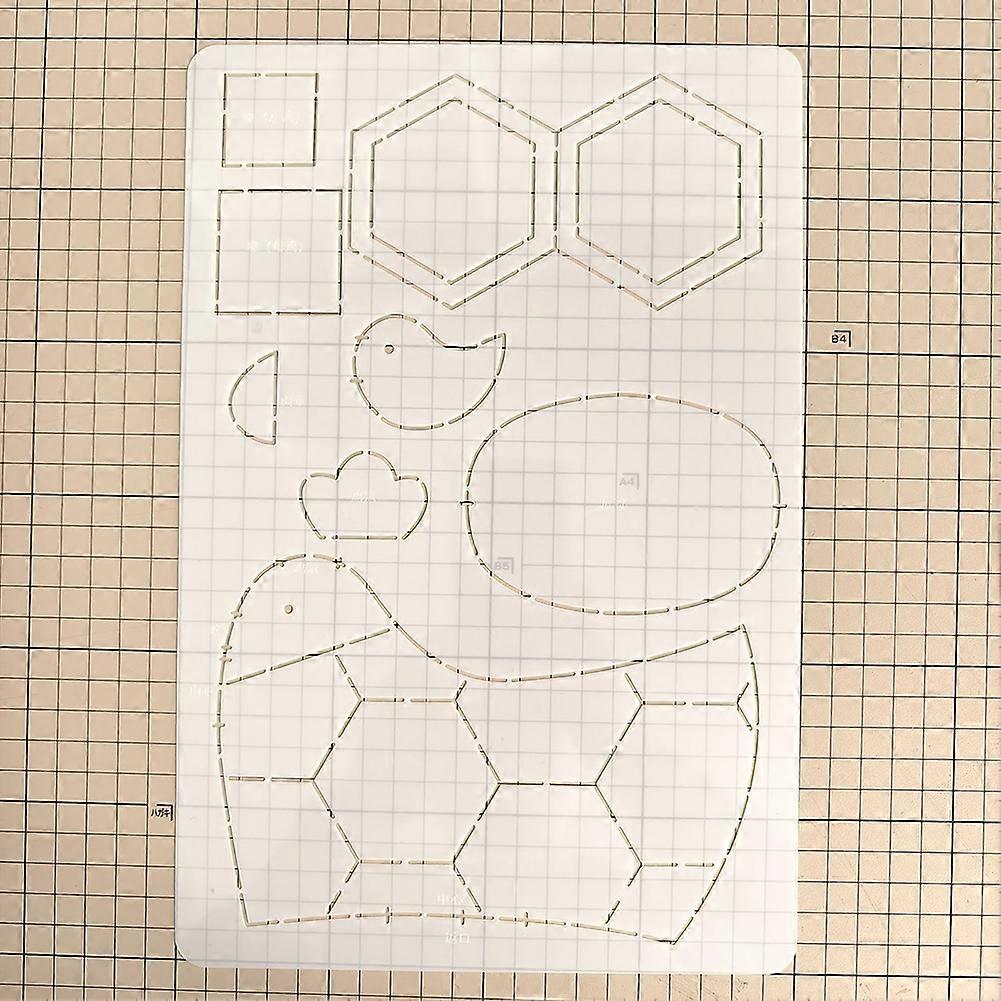 Premium Patchworks Template Reusable DIY Patchworks Stencil for Embroidery Patchworks Sewing Craft