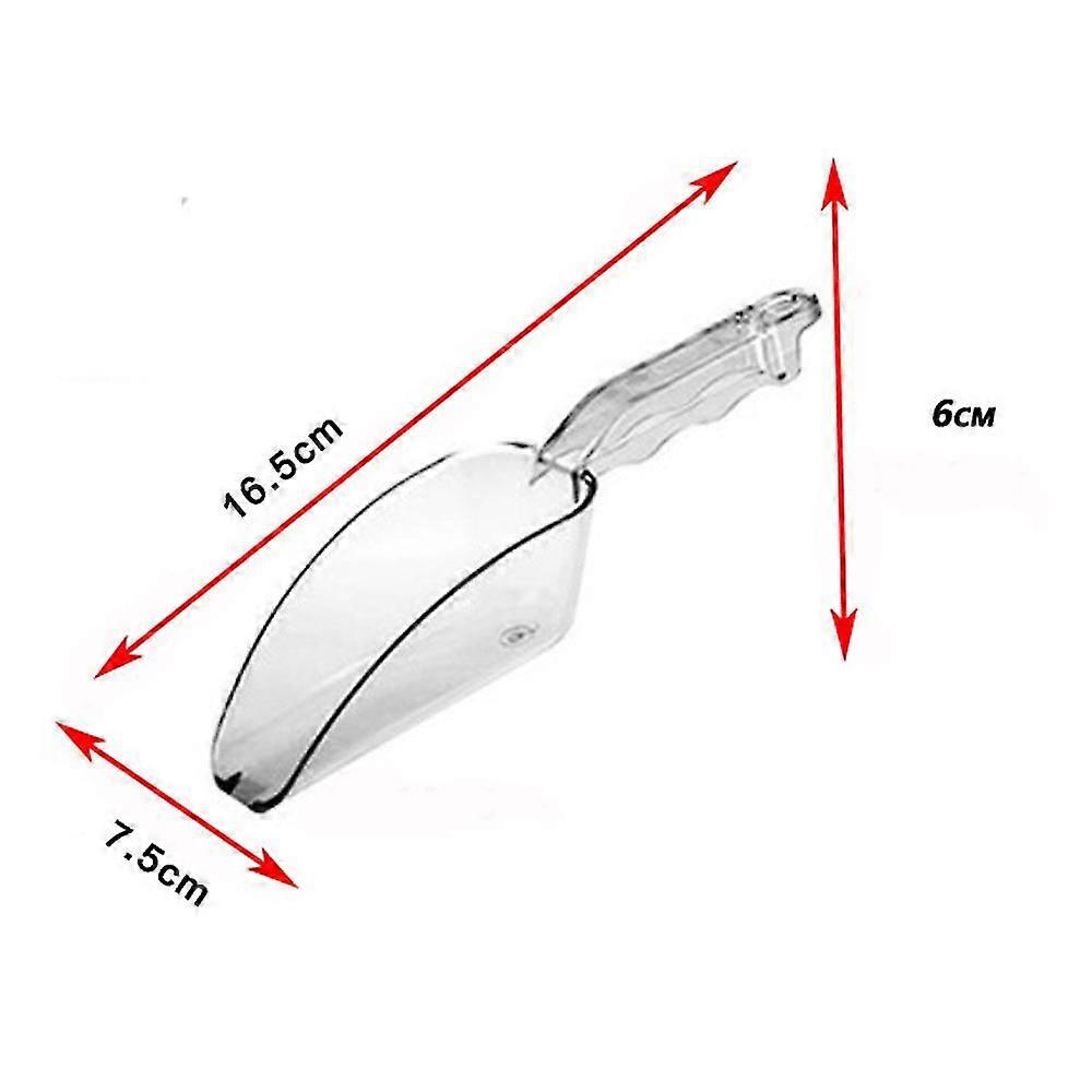 Polykarbonaattimuovinen jääkauha, kirkas jääkauha, jota käytetään lemmikkieläinten ruokaan, Dr
