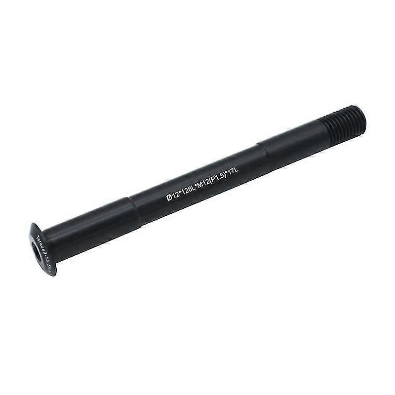 Thru Axle Road Bike Shaft Front Rear Hub Skewers 12mm Wheel Axis Hub Shaft 12x 126l X M12(1.5)x 17