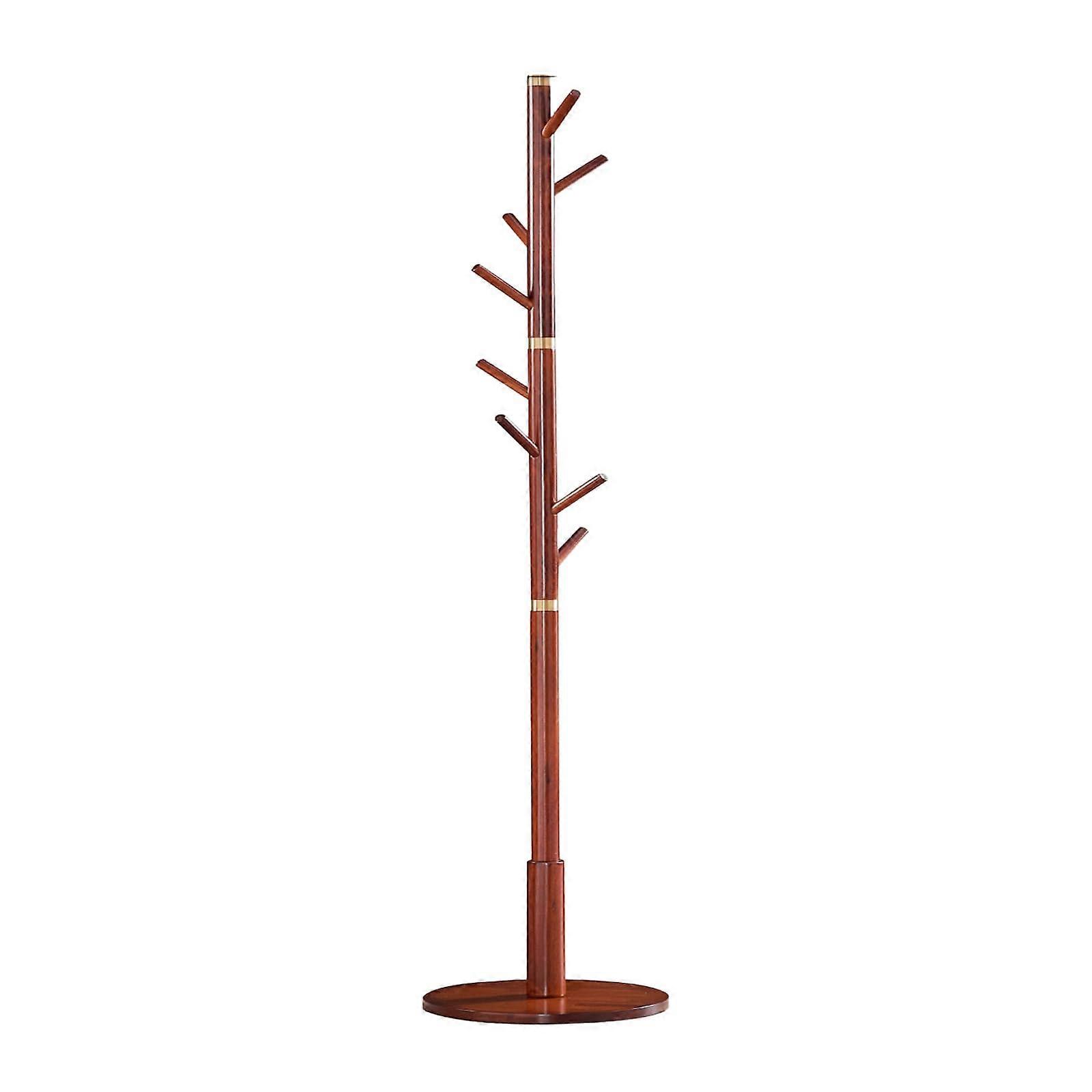 Frestanding Coat Rack with 8 Hooks for Coats and Bags Sturdy and Easy to Assemble Coat Tree for Entryway, Hallway, Bedroom, and Office