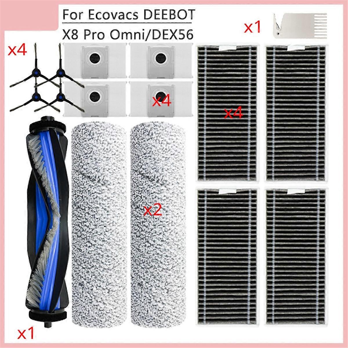 Compatible for X8 Pro Omni Replacement Main Side Brush