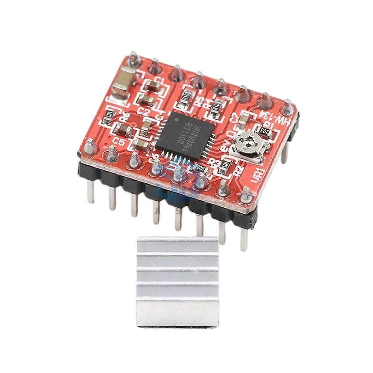 CNC 3D Printer Parts Reprap A4988 Stepper Motor Driver Module with Heatsink for Ramps 1.4 High Quality Accessory