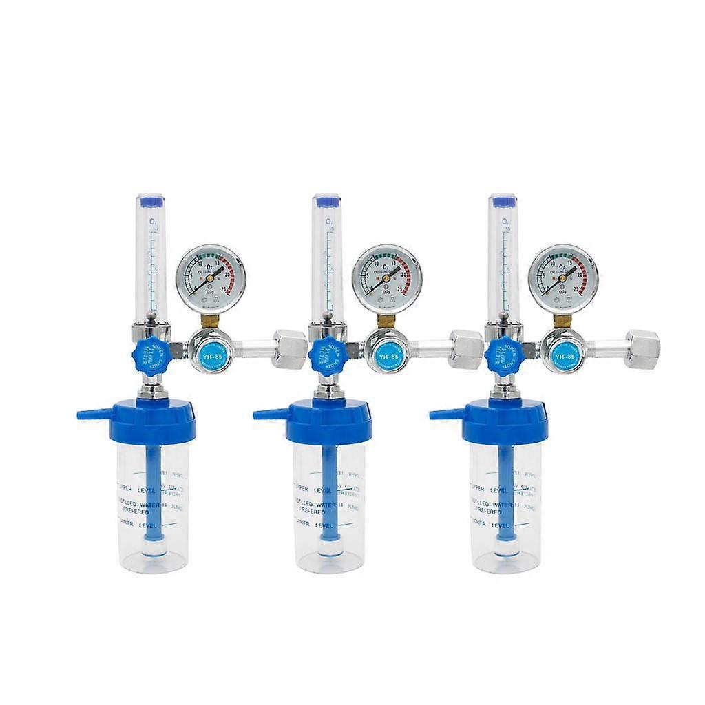 Set of 3 Reducing Regulators Valve Copper Filter 0-25MPa