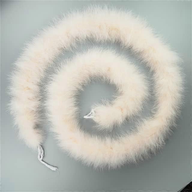 Fluffy Turkey Feathers Boa 50g Craft Trim for Fringe Décor, Soft Material, Versatile Home Decoration, DIY Projects