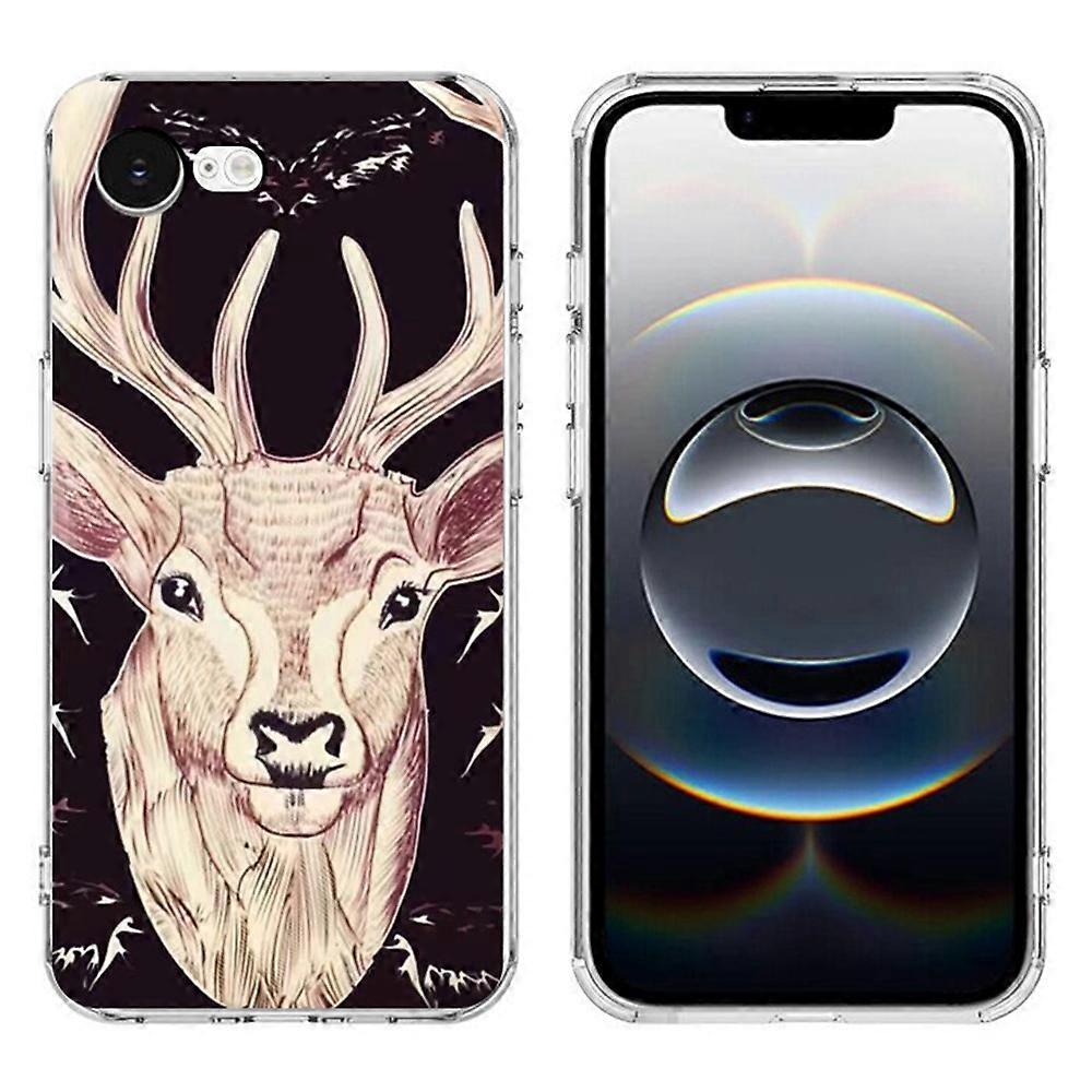 For iPhone 16e Case Pattern Printing Cell Phone TPU Back Cover