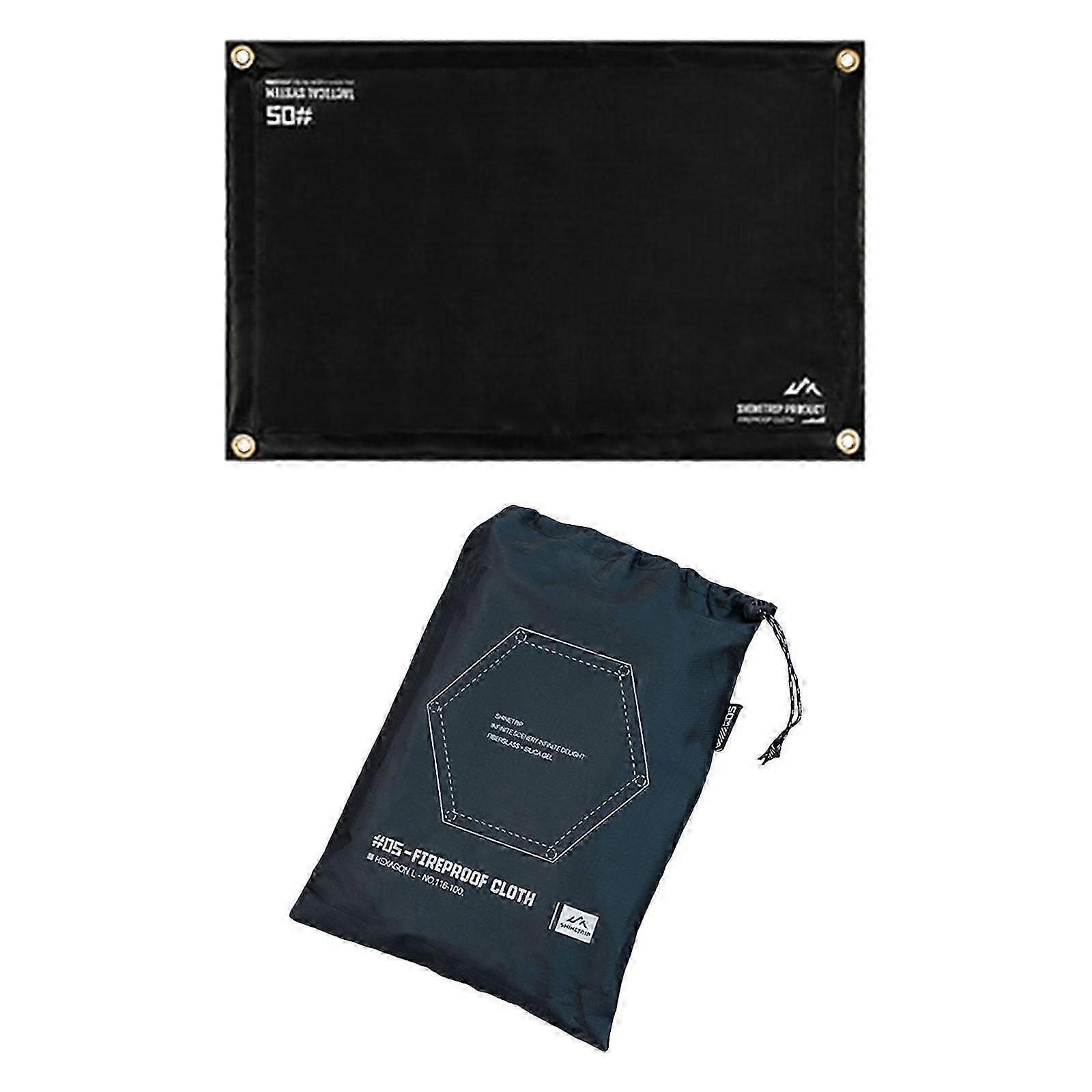 Fireproof Mat Portable Foldable Versatile Reusable Camping Fire Pit Mat