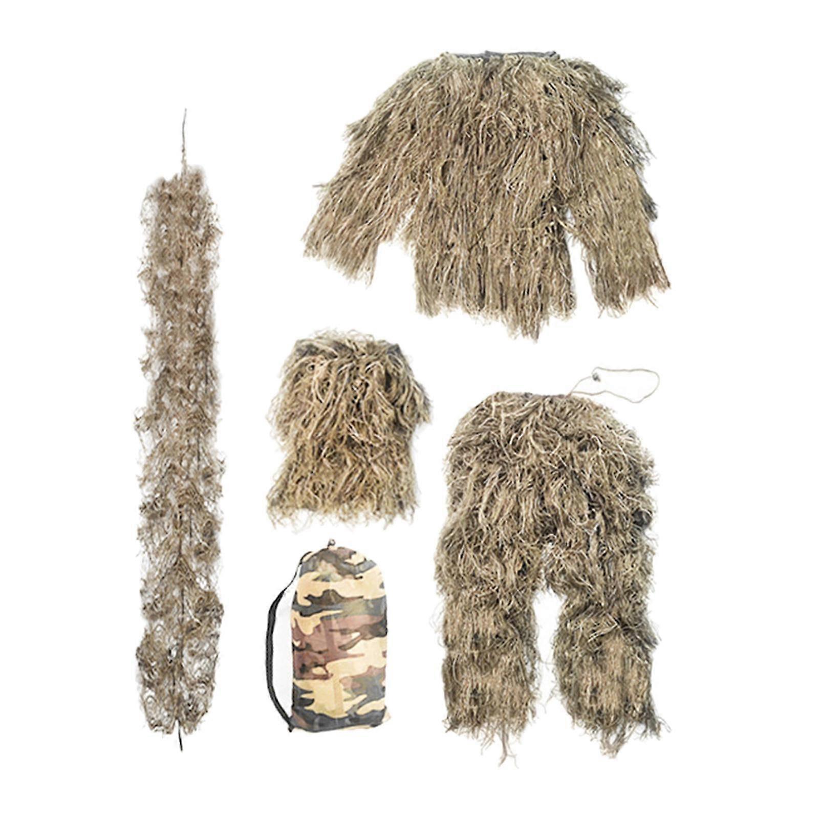 Ενήλικες Ghillie κοστούμι παντελόνι σακάκι ενδύματα στολή σύνολο για το παιχνίδι κάμπινγκ ζούγκλα