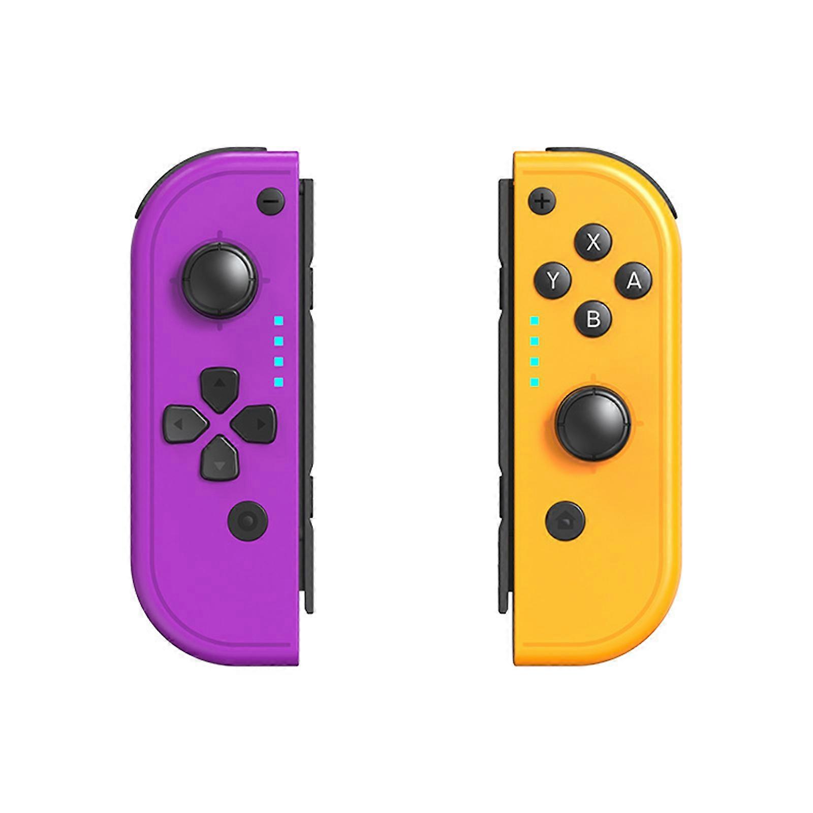 Controller Joystick Wireless Bluetooth-compatible Controller for NS SwitchPro Gaming Controller Gamepad  Purple Orange