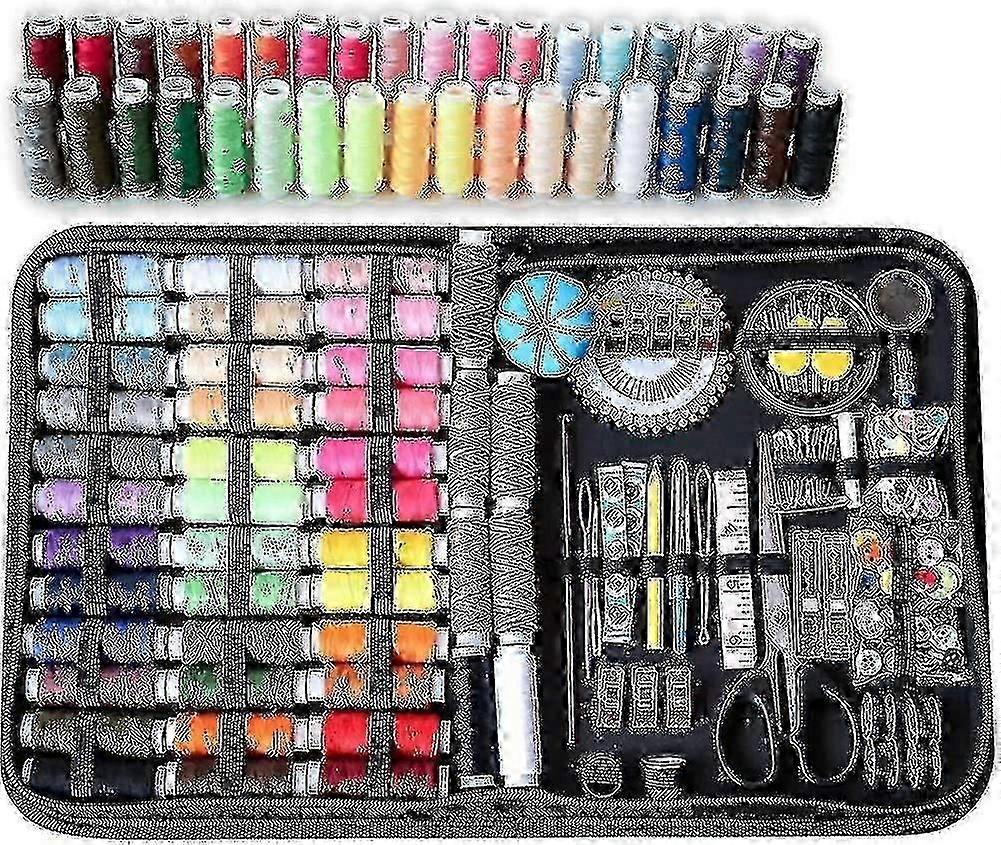 Sewing Kit, 228pcs Premium Sewing Accessories, Sewing Accessory Sewing Kit With 43 Spools