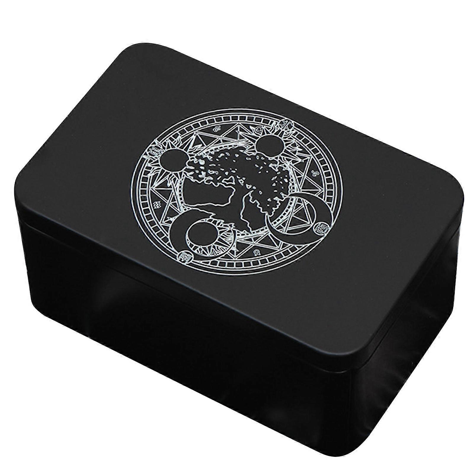 Metal Game Cards Box Playings Tarots Container Storage Case Packing Poker Box Playings Cards Box Empty Candy Storage Box