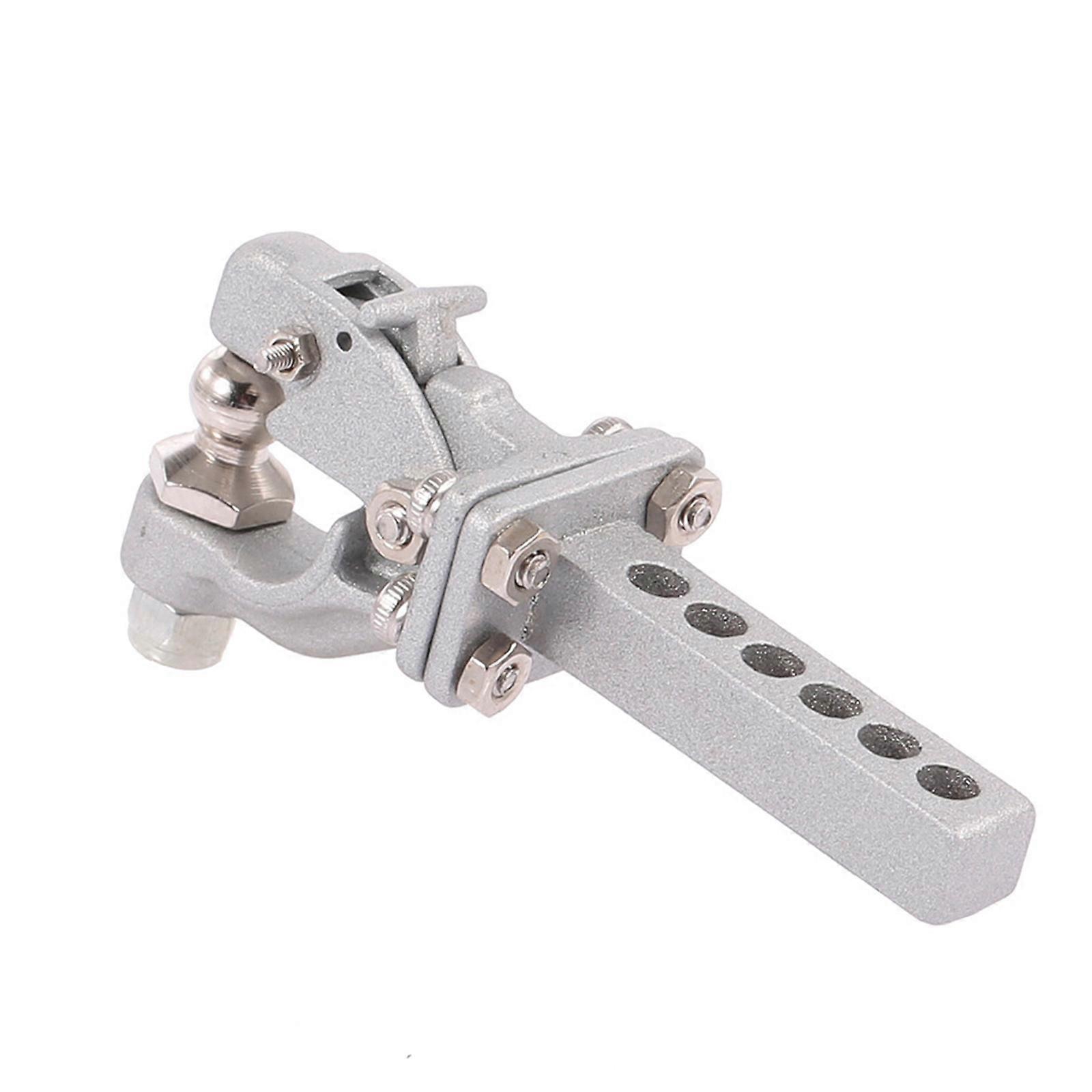 RC Car Metal Tow Hook Drop Hitch Receiver for 1/10 RC Crawler TRX4 TRX-6 G63 Axial SCX10ii 90046 D90 Upgrade Parts  Silver