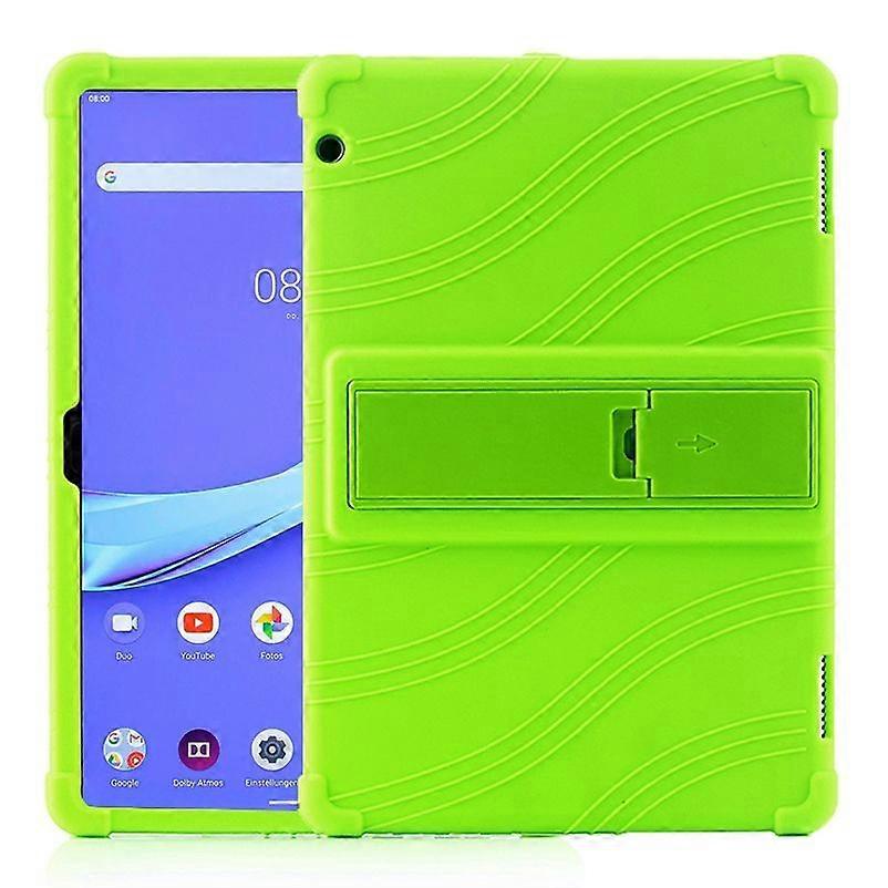 Tablet PC Silicone Protective Case with Invisible Bracket For Lenovo Tab E10