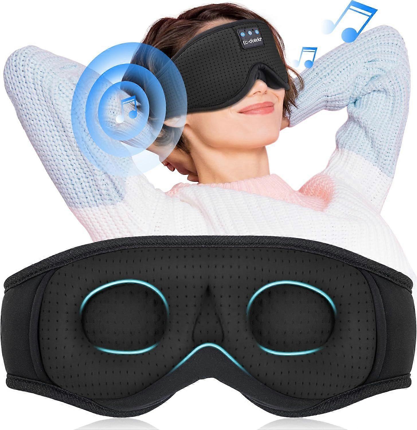 2025 Dernier modèle de masque de sommeil avec casque Bluetooth Masque de sommeil Bluetooth
