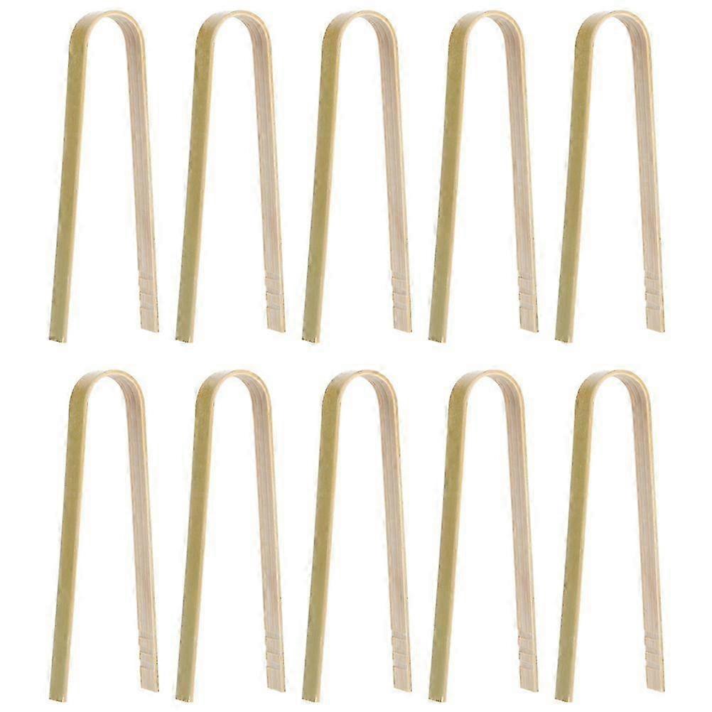 10 PCS Challah Bread Bread Pickle Tongs Toast Tongs Cooking Tongs Fruit Tea Tong