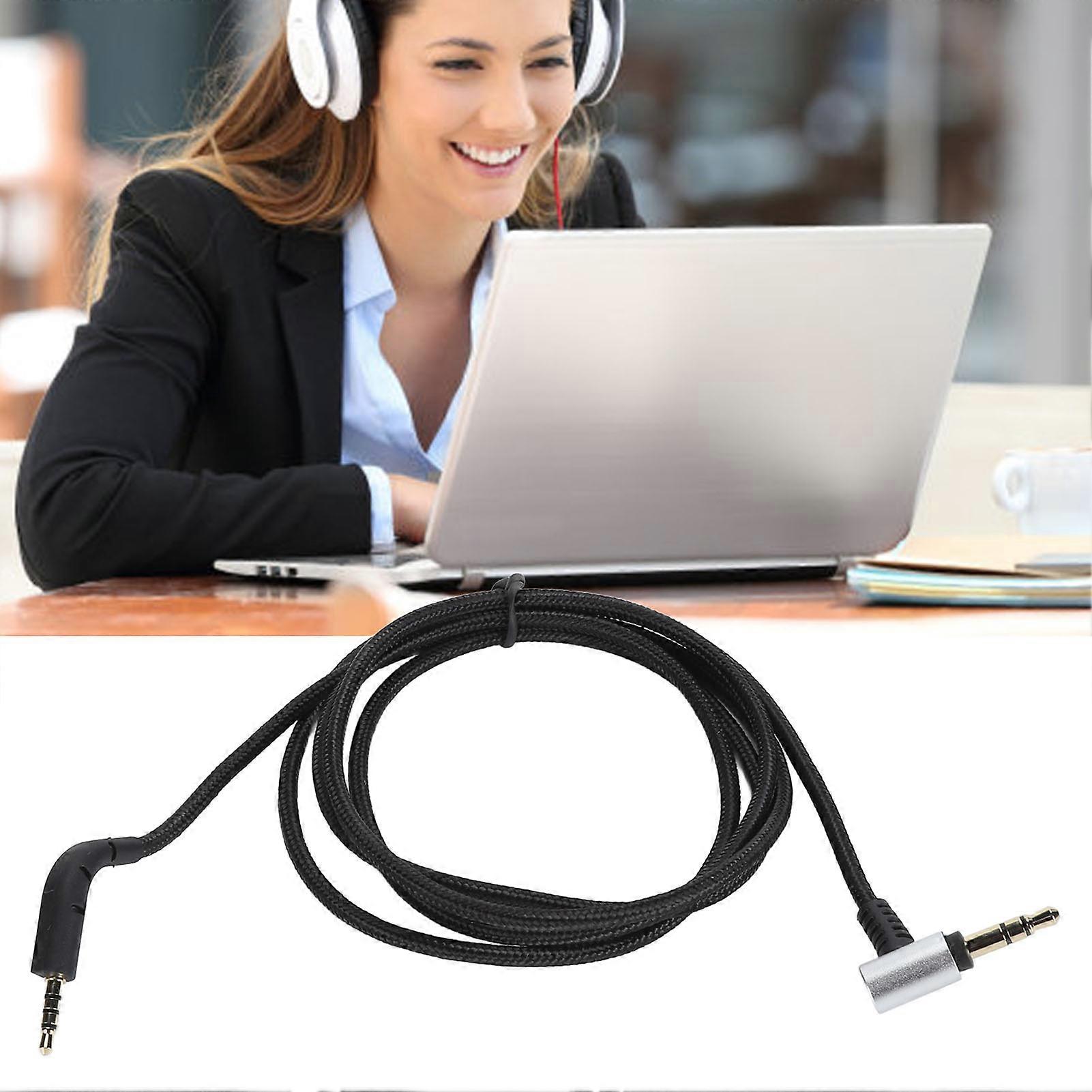 Headphone Replacement Cable Right Angle Gold Plated Plug Headset