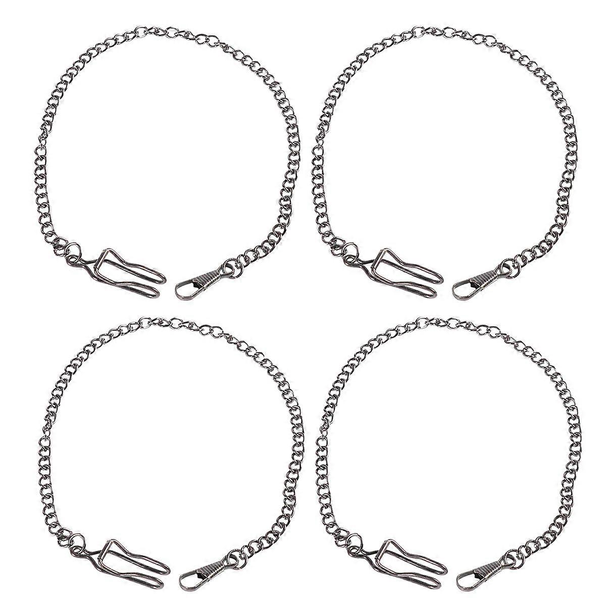 Retro Alloy Pocket Watch Chain Set   Durable Decorative Chain for Jeans, Belts and Trousers   Vintage Style with Glossy Finish for DIY Enthusiasts