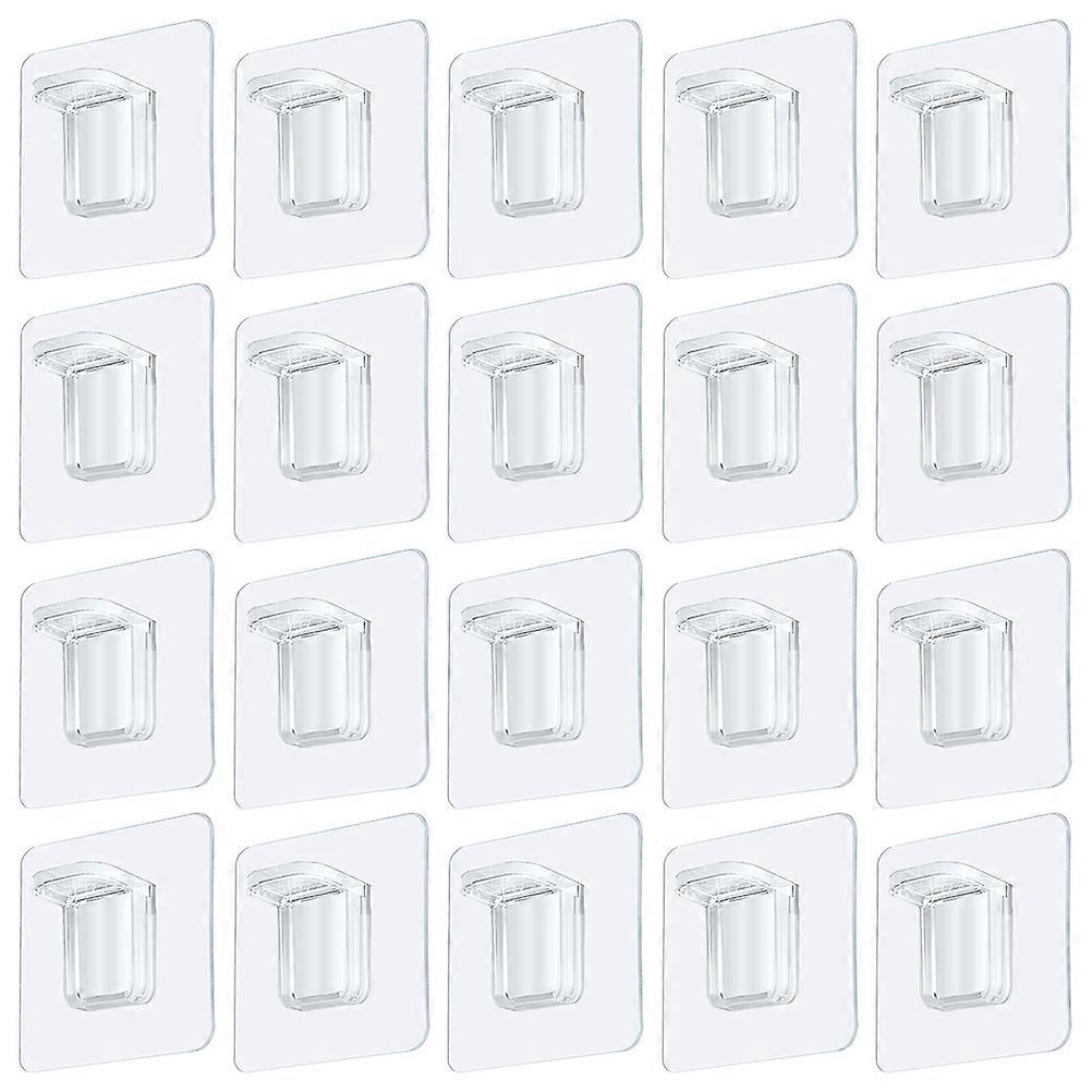 20Pcs Nail-free Shelf Pegs Waterproof Shelf Holders Multi-function Shelf Supports