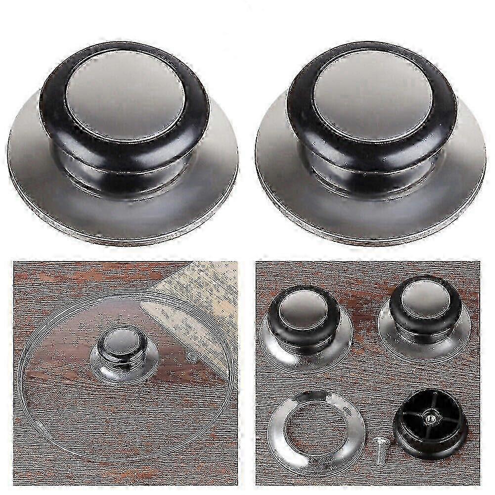 6 Pcs Stainless Steel Pot Lid Knobs Replacement Heat Resistant Handle Cover