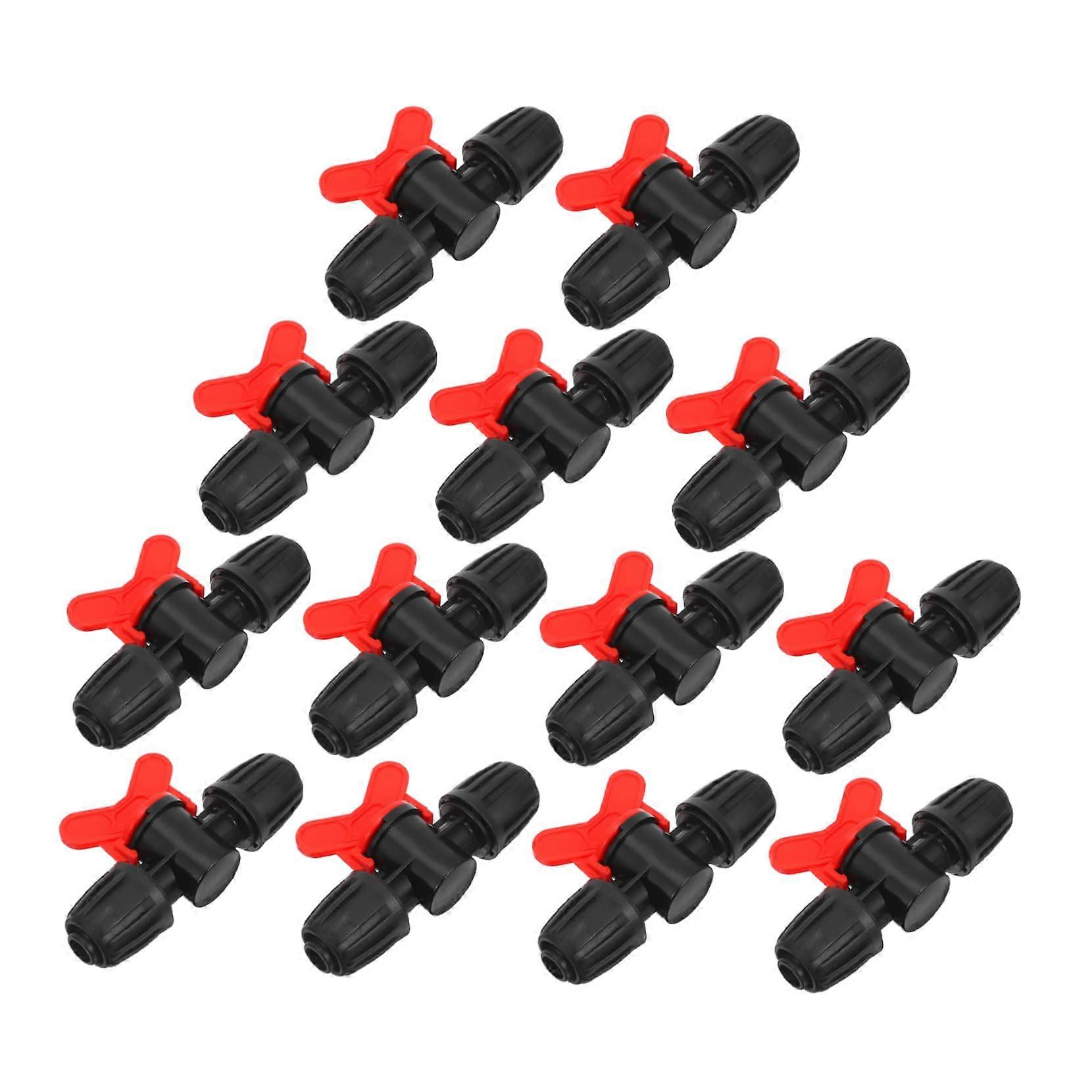 16PE Pipe Joint Drip Irrigation End Cap 16mm PE Plastic Valve Kit For Garden Watering