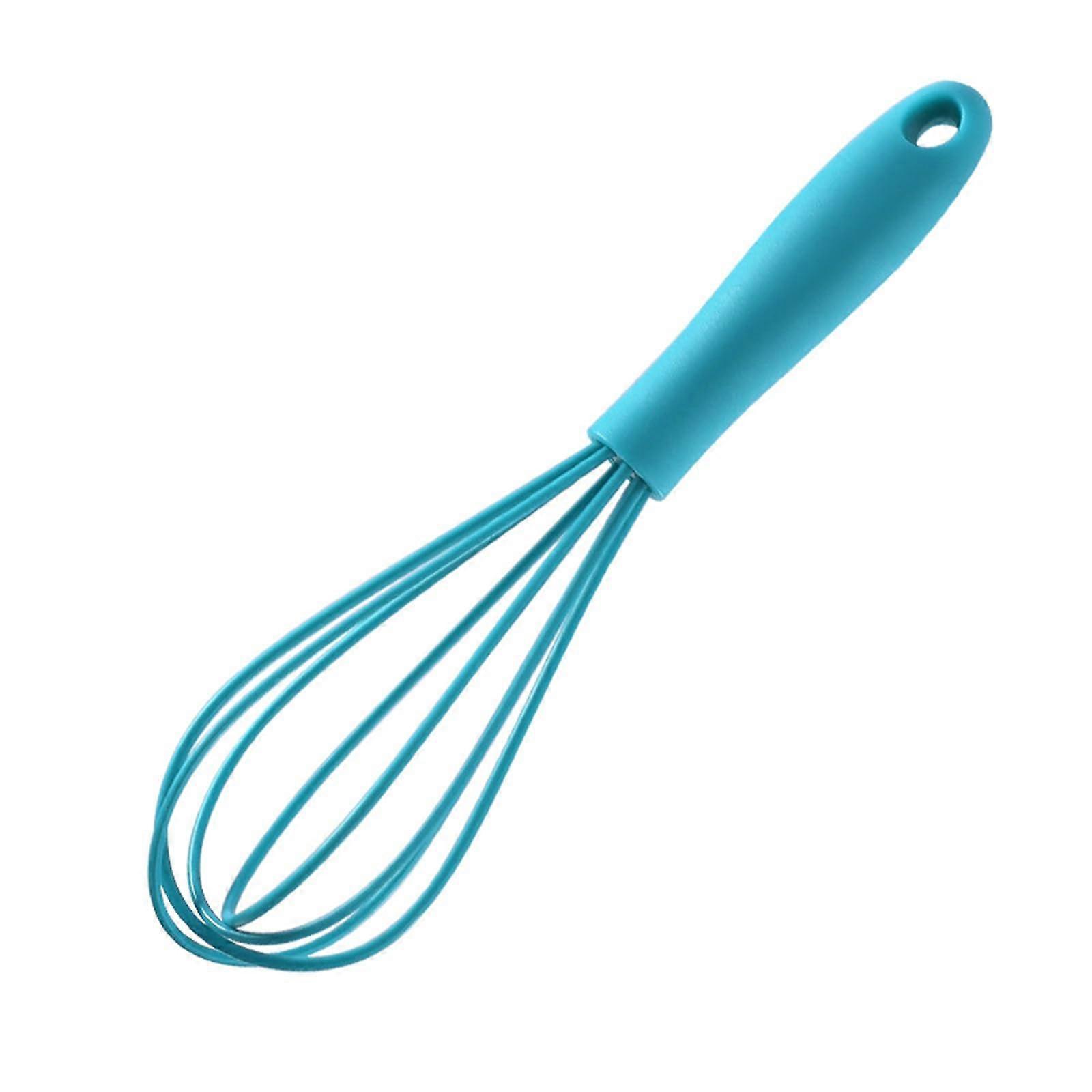 Silicone Egg Beater Hand Whisk Portable Cream Foam Maker for Slip Eggs - Non-stick Silicone Kitchen Tool