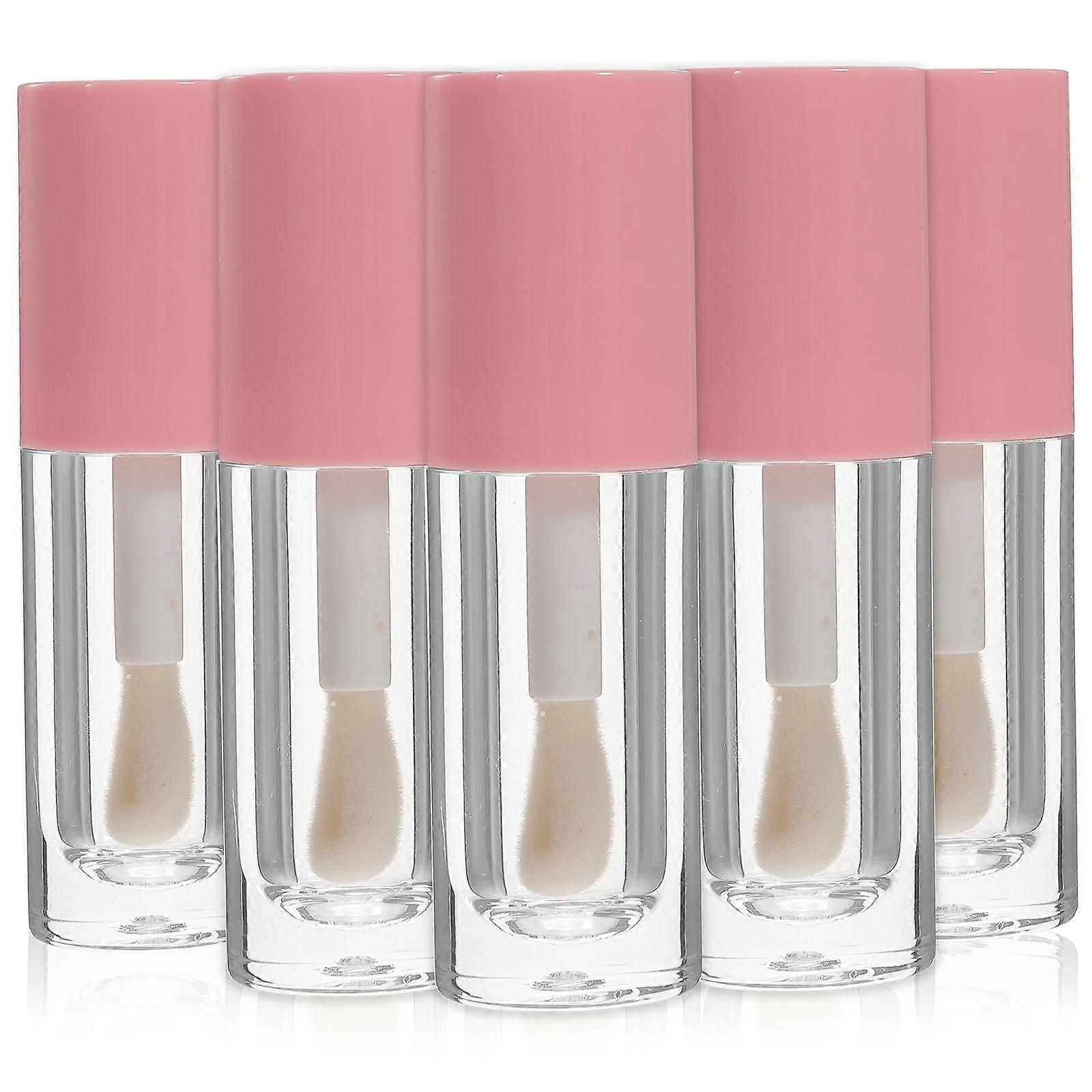5pcs Empty Lip Gloss Tube with Wand Lip Gloss Containers Lip Balm Lip Oil Bottles 6ml