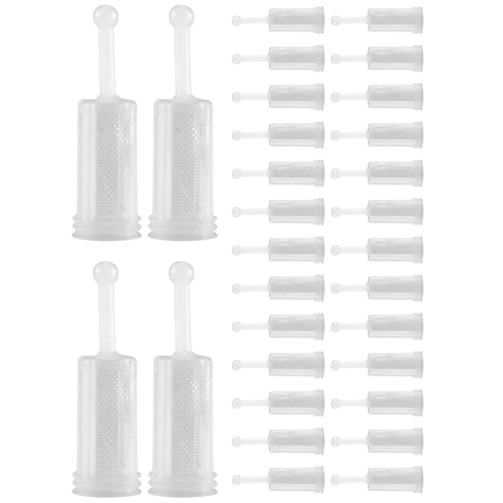 30 Pieces Universal Spray Tool Filter Disposable HVLP Gravity Feed Paint Strainers, Fine Mesh 200 Micron