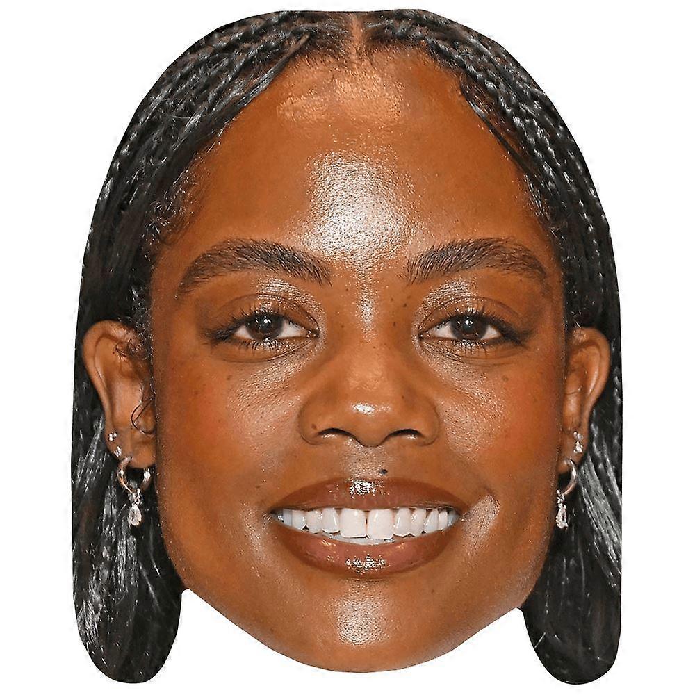 Novi Brown (Smile) Celebrity Mask, Flat Card Face