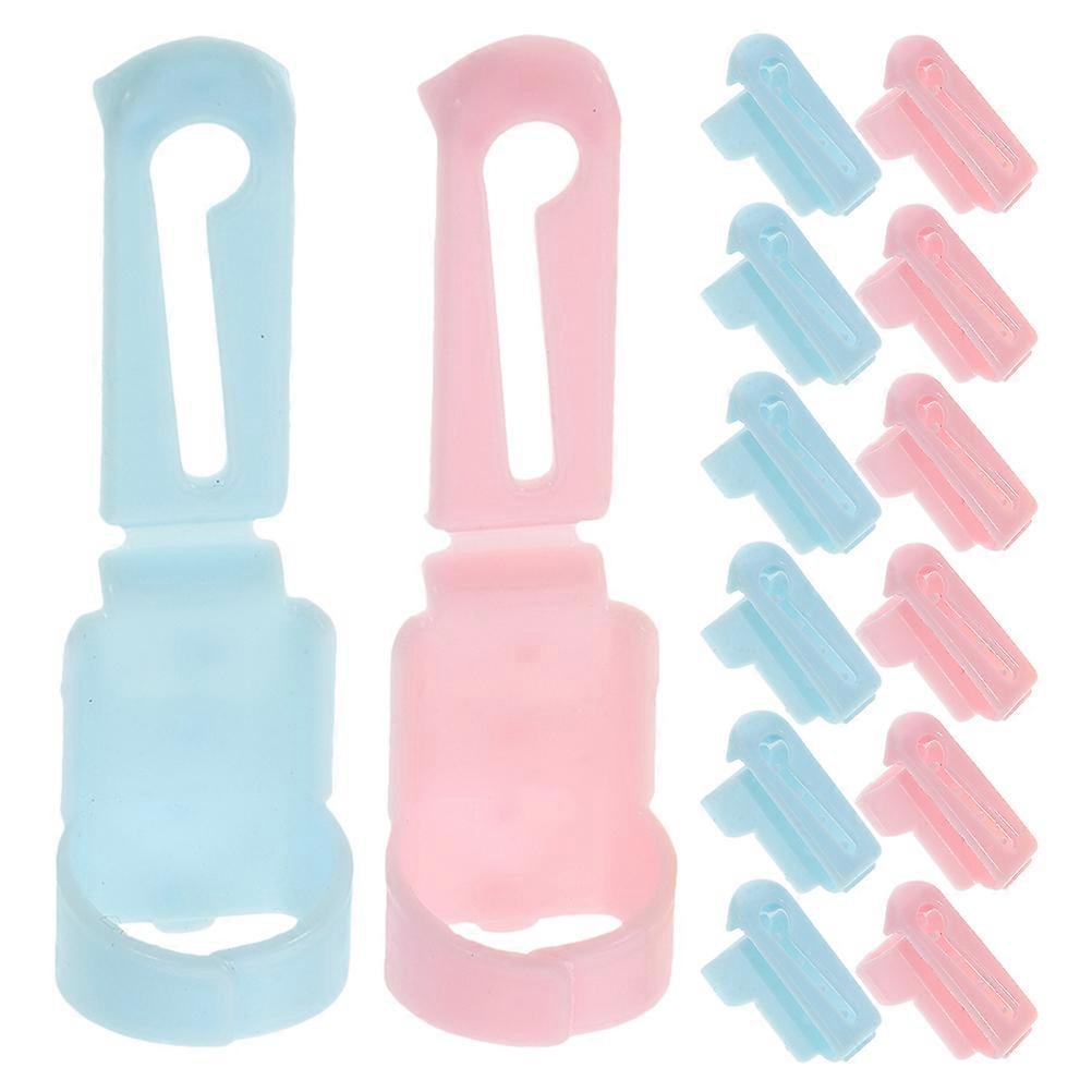 Finger Yarn Separator Ring For Crocheting Beginners Plastic Weaving Tool Knitting Efficiency Improvement 20Pcs